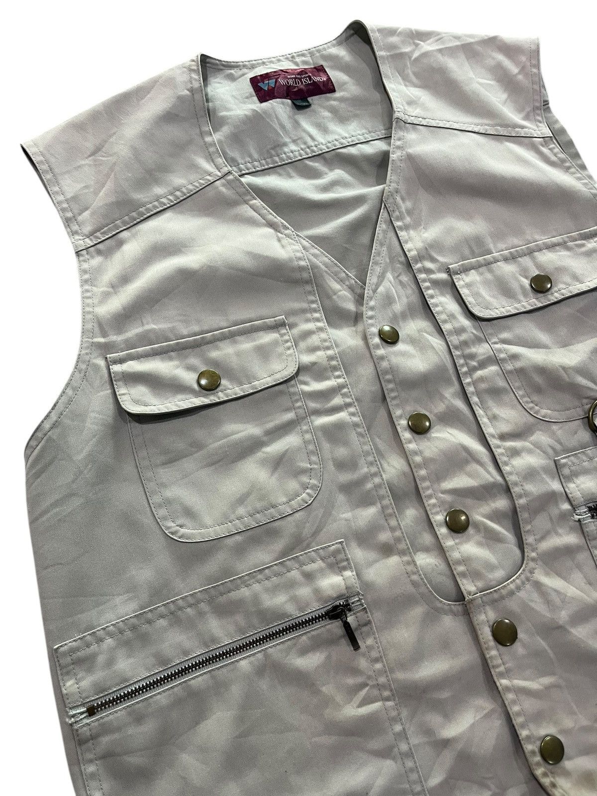 Japanese Brand WORLD ISLAND UTILITY/MULTIPOCKET VEST Size US L / EU 52-54 / 3 - 2 Thumbnail