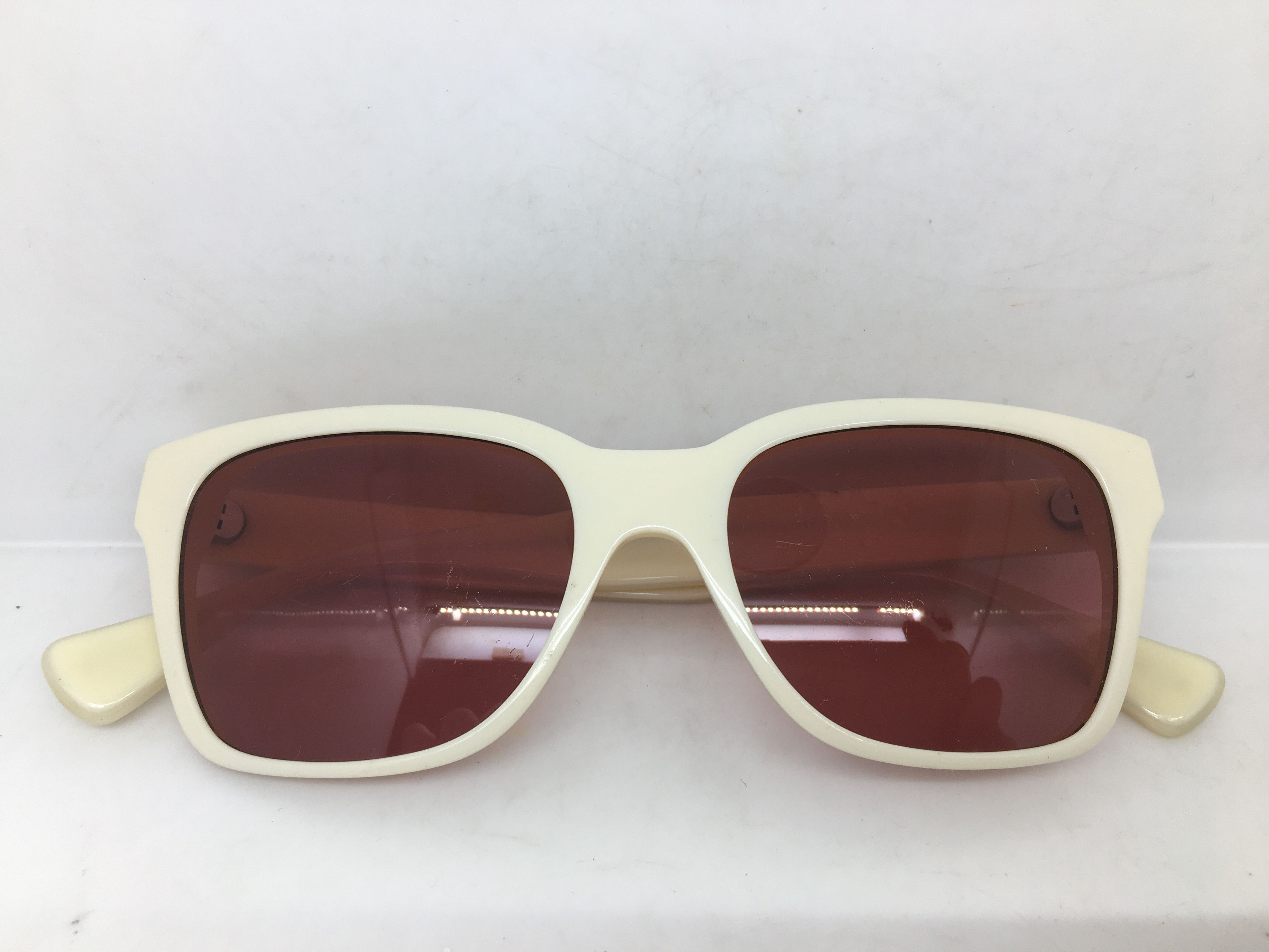 Other Handmade Ivory White Acetate Sunglasses Frame Size ONE SIZE - 6 Thumbnail