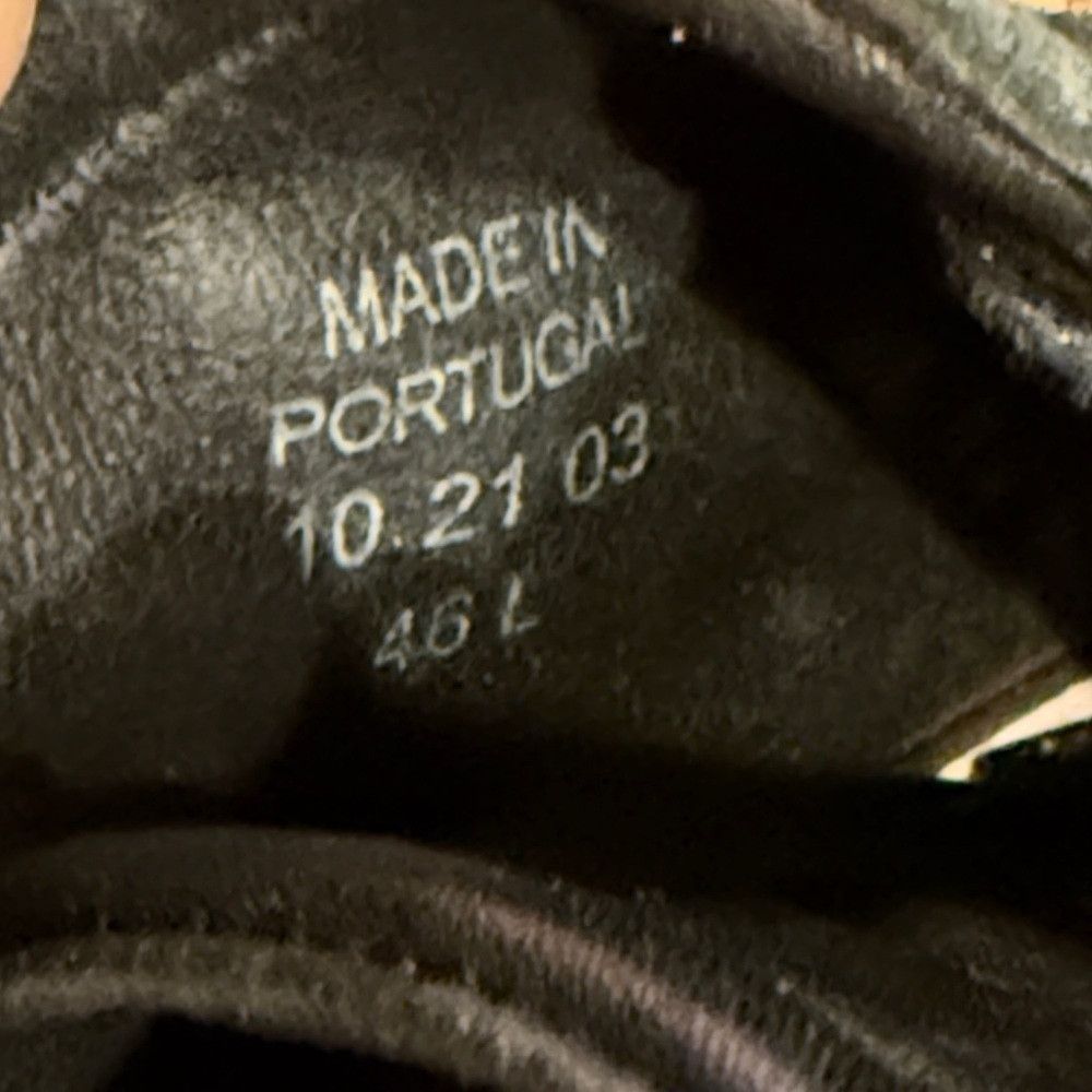 Birkenstock Birkenstock Men's 13/13.5/46L Black Leather Sneakers Size US 13 / EU 46 - 3 Thumbnail