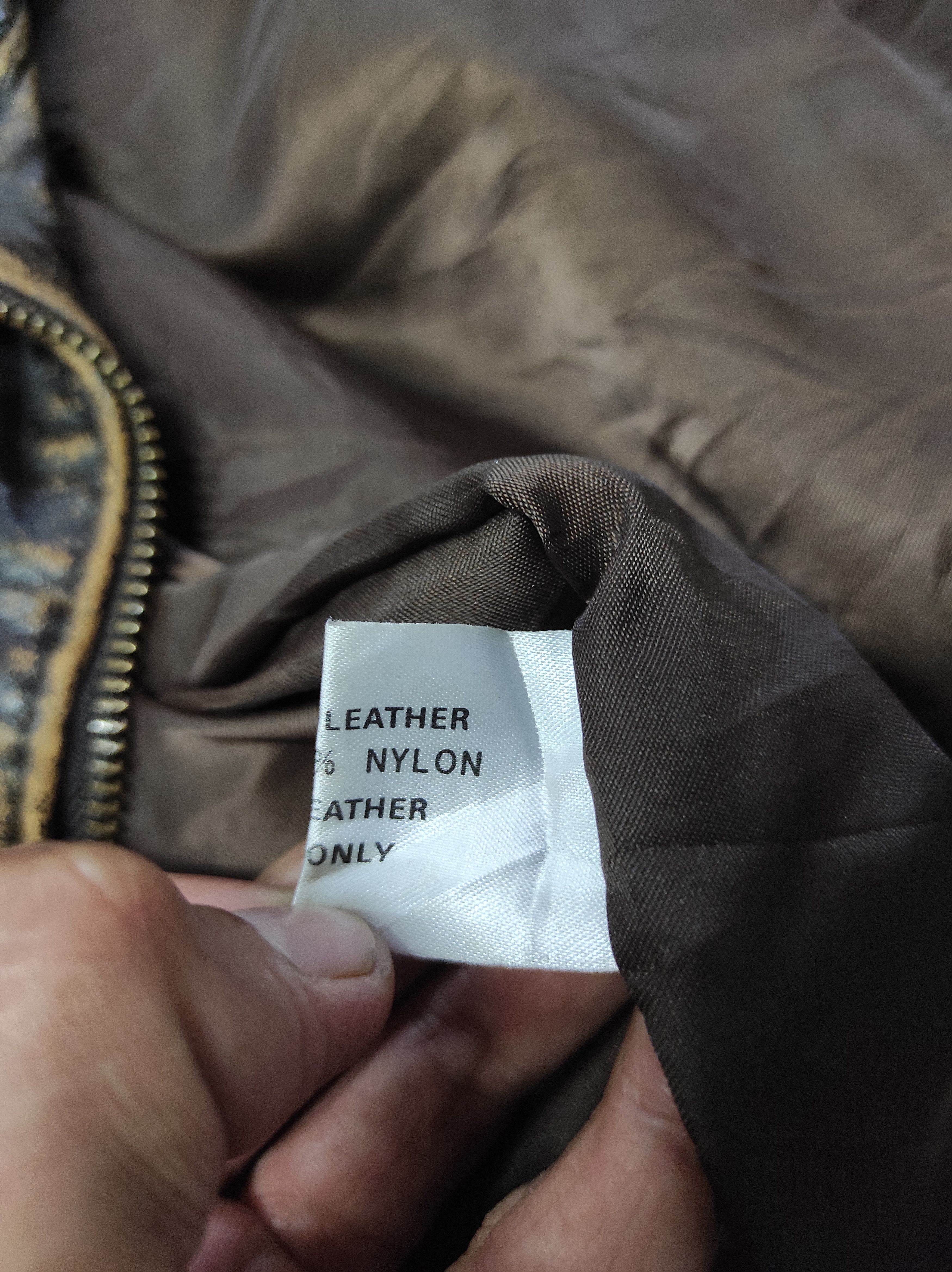 Genuine Leather RARE VTG EMBROIDERY WOOL LEATHER JACKET DISTRESSED Size US L / EU 52-54 / 3 - 12 Thumbnail