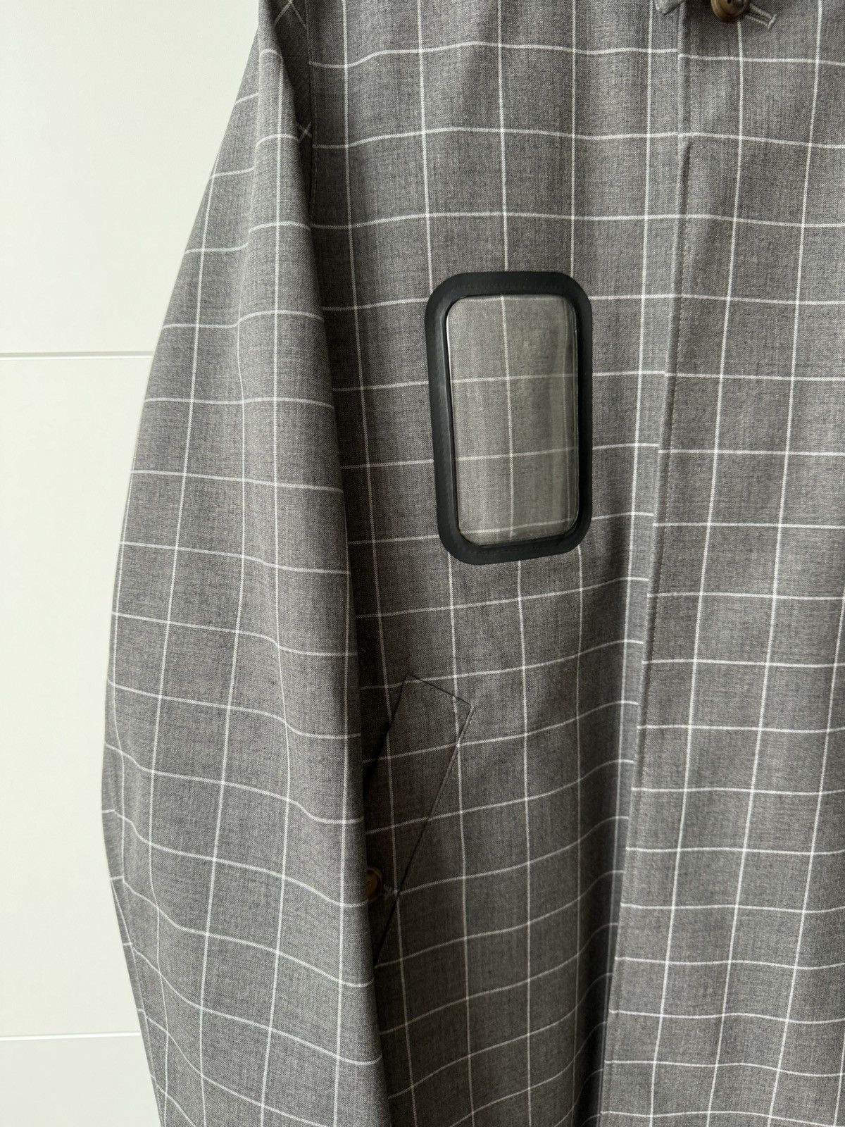 Undercover [3] T/Wpen Windowpane Coat in Grey (AW15) Size US L / EU 52-54 / 3 - 5 Thumbnail