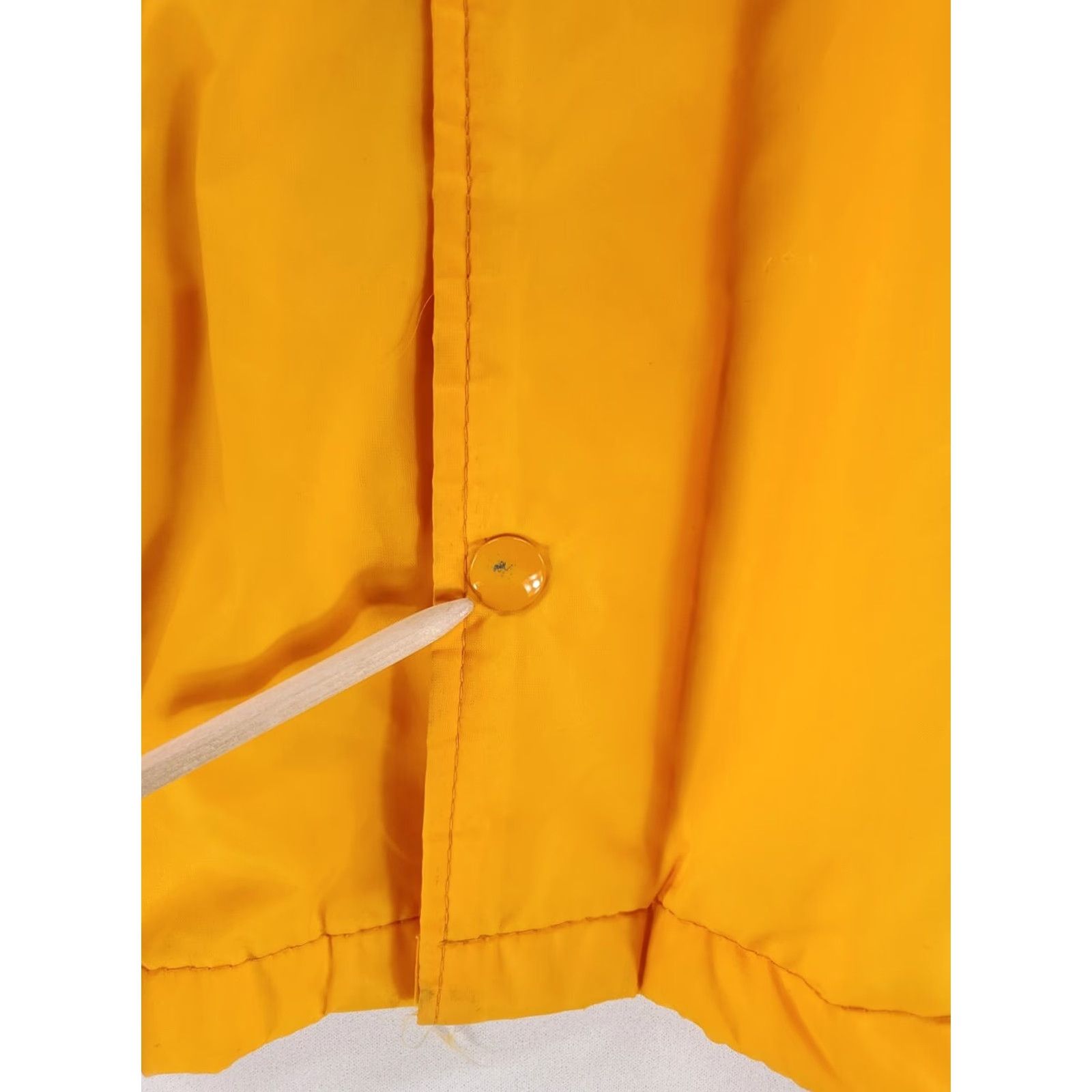 Vintage VINTAGE David Peyser Jacket Windbreaker Snap Yellow XL Mens USA 70s 80s University Missouri Made Size US XL / EU 56 / 4 - 2 Thumbnail