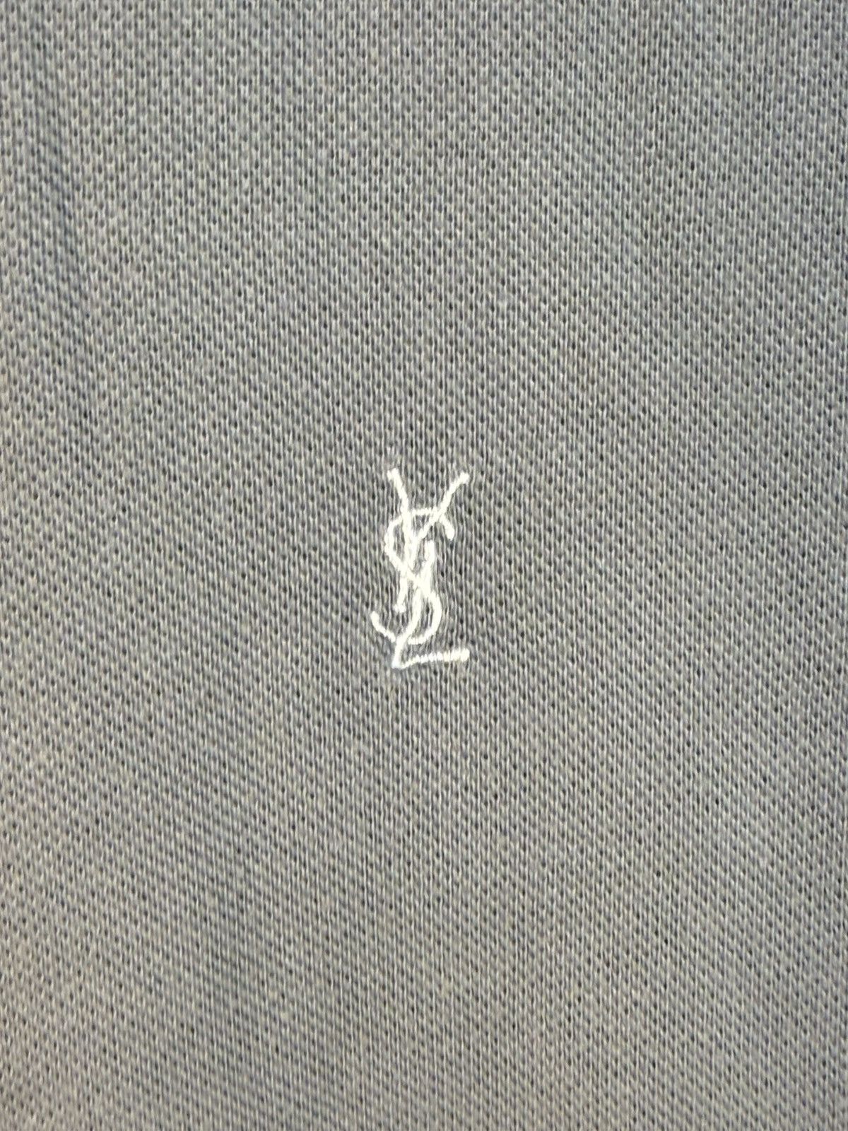 Yves Saint Laurent 90s YSL Polo Super Soft Button Up T-Shirt Vintage Shirt y2k Size US L / EU 52-54 / 3 - 3 Thumbnail