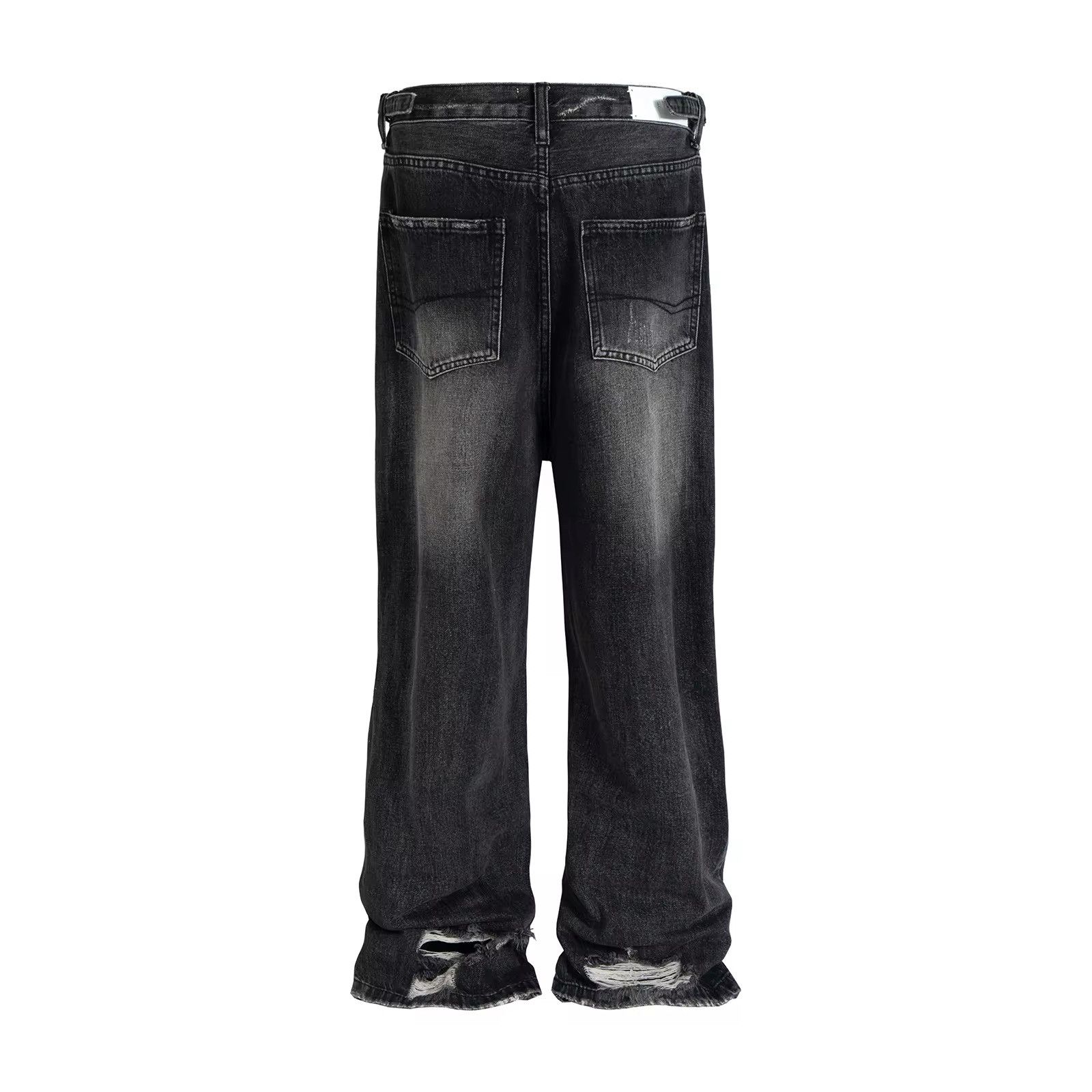 Jean Oversized Distressed Ripped Baggy Jeans Size US 30 / EU 46 - 3 Thumbnail