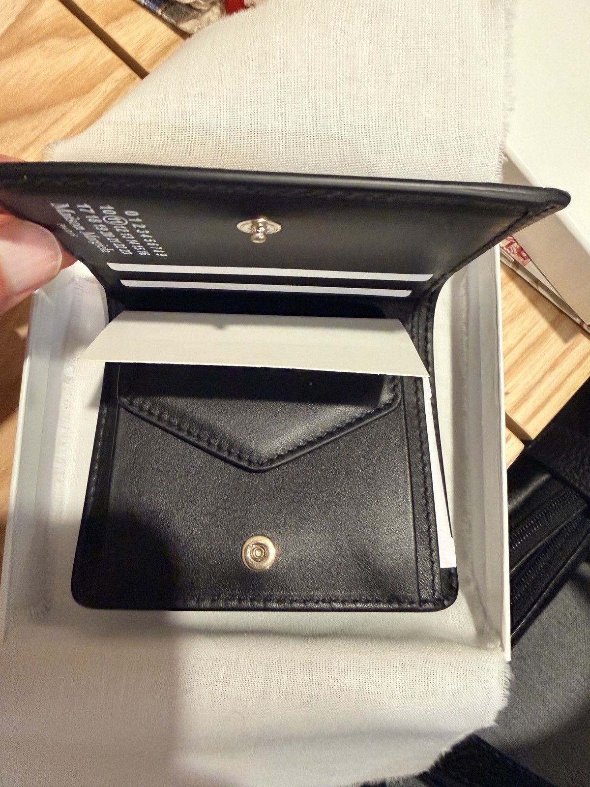 Maison Margiela Maison Margiela S56UI0140 P4985 T8013 Unisex Bifold Wallet Size ONE SIZE - 3 Thumbnail