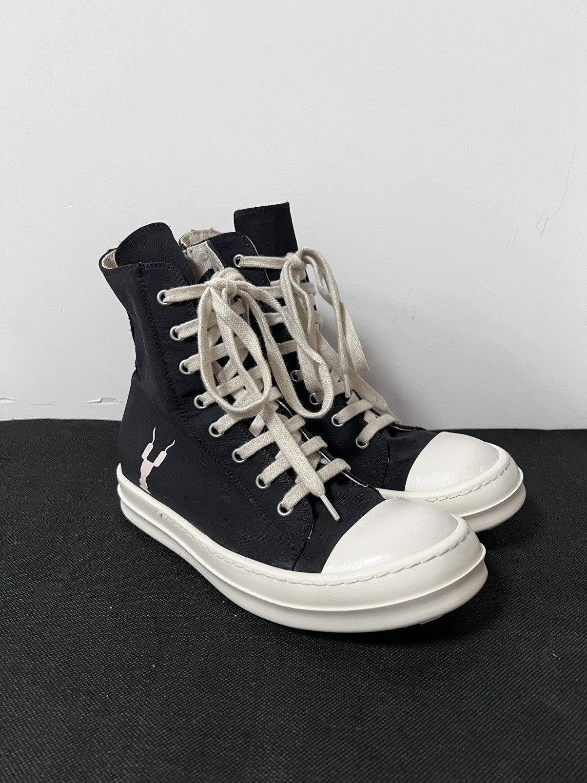 Rick Owens Drkshdw Rick owens ramones drkshdw high top sneakers sz37 Size US 7 / IT 37 - 5 Thumbnail