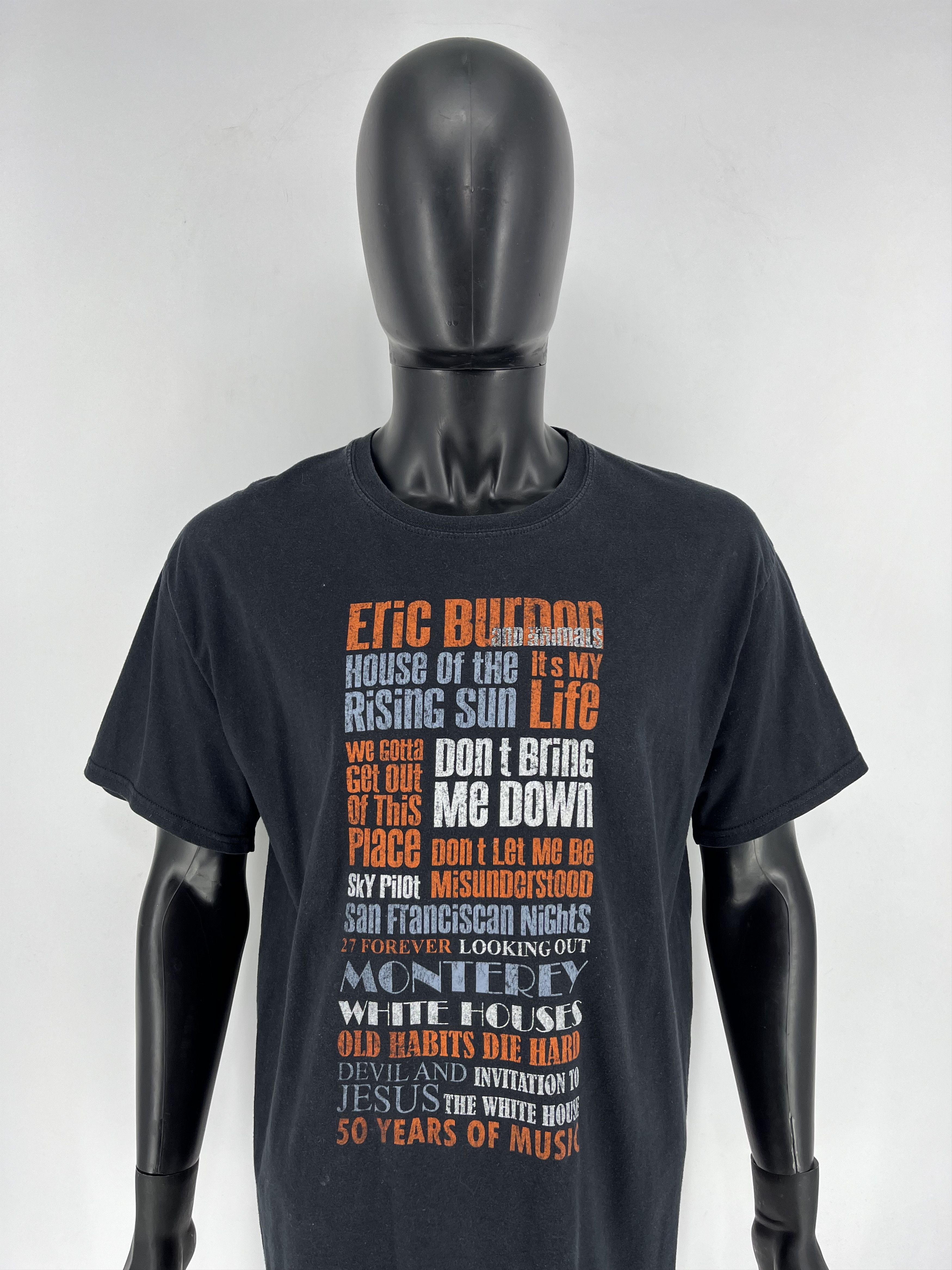 Band Tees × Vintage VINTAGE ERIC BURDON 00s Band Rock Tee Rare Tour Y2K Size US XL / EU 56 / 4 - 1 Thumbnail