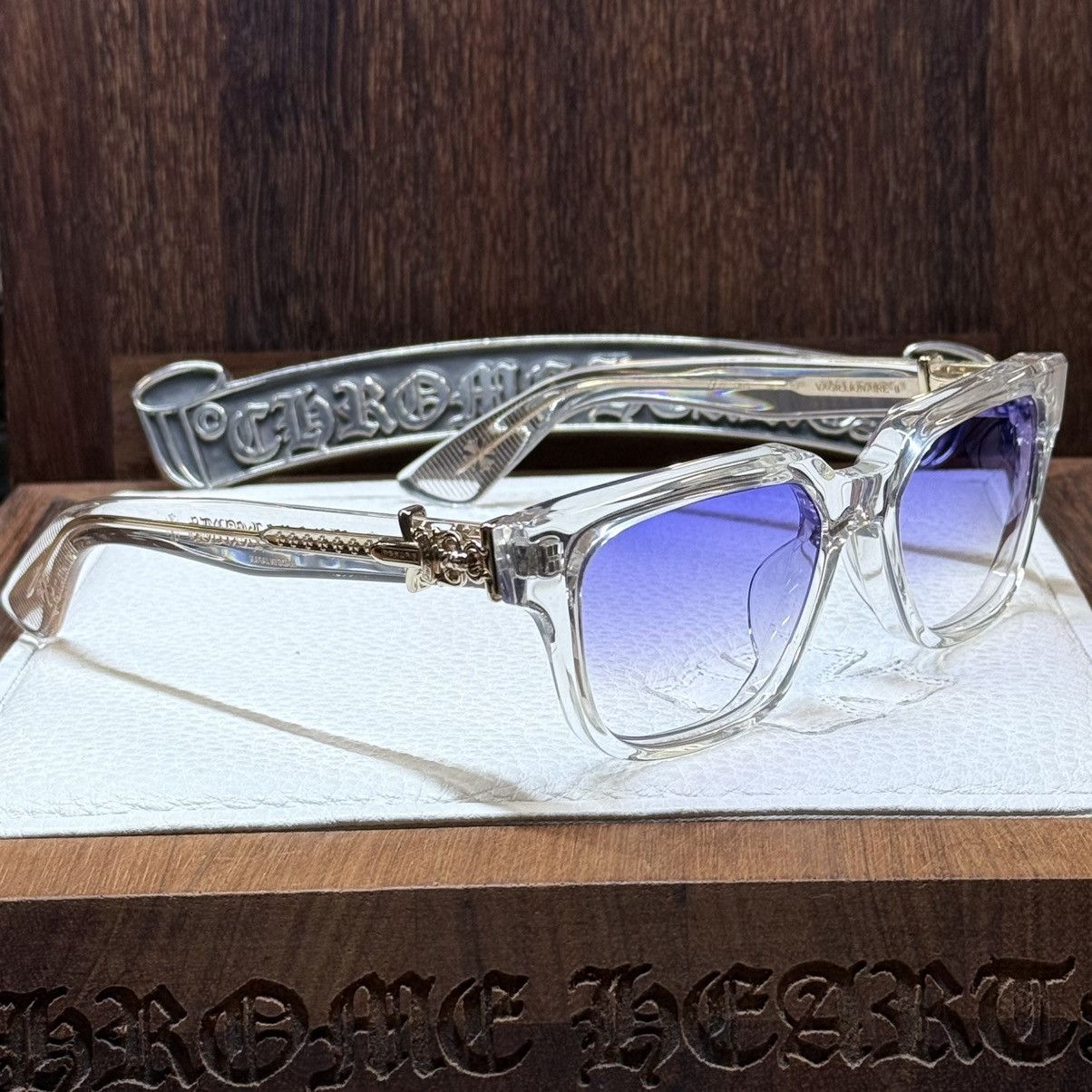 Chrome Hearts Chrome Hearts Vagillionare 1/1 Sunglasses Size ONE SIZE - 4 Thumbnail