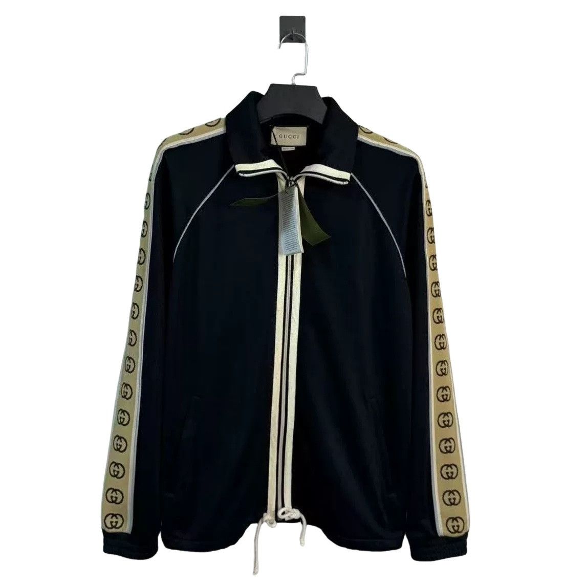 Gucci Gucci Logo Tape Track Jacket Size L Size US L / EU 52-54 / 3 - 1 Thumbnail