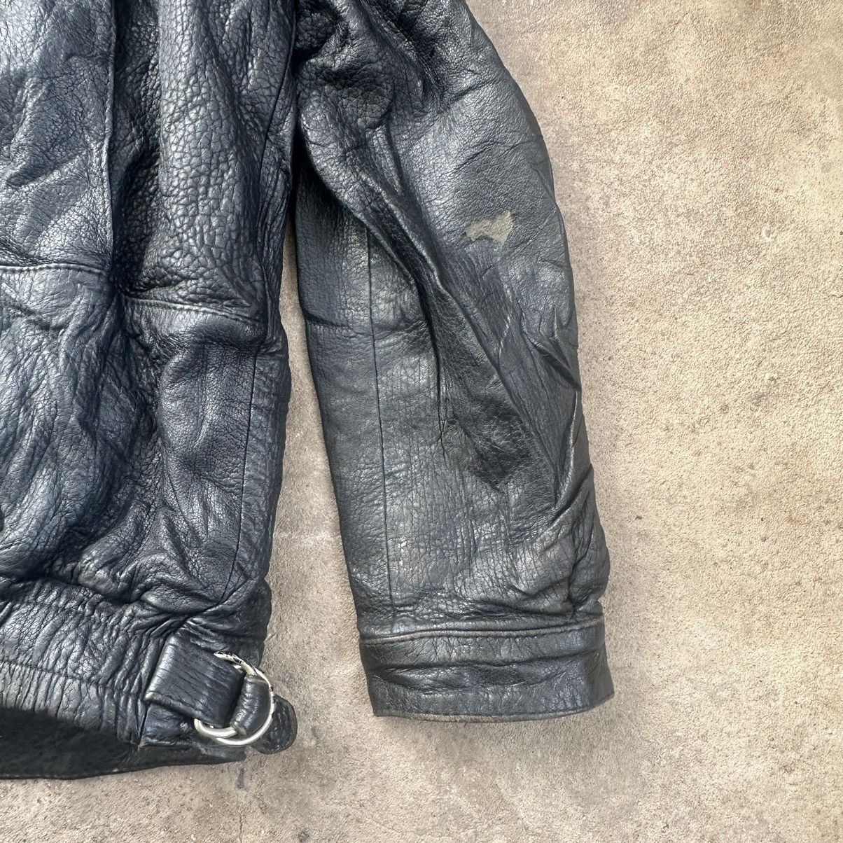 Other Vintage Leather moto biker Jacket y2k jacket Size US L / EU 52-54 / 3 - 6 Thumbnail