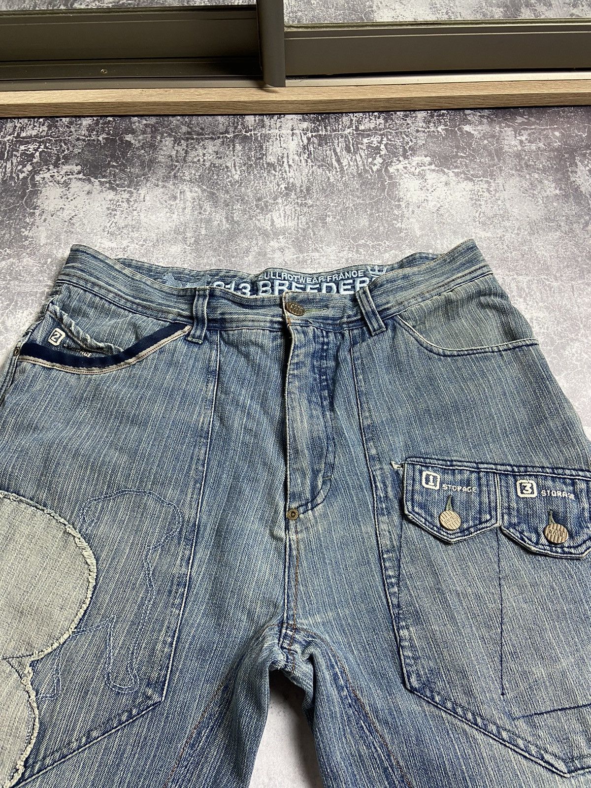 RARE Bullrot Wear Skaters Distressed Vintage Y2K Baggy Jeans