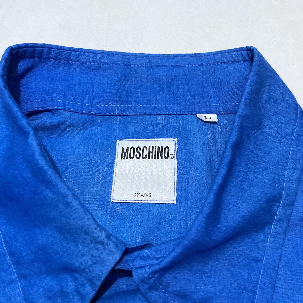 Japanese Brand × Moschino MOSCHINO Jeans Hawaiian Shirt Size L fit XL Size US L / EU 52-54 / 3 - 3 Thumbnail