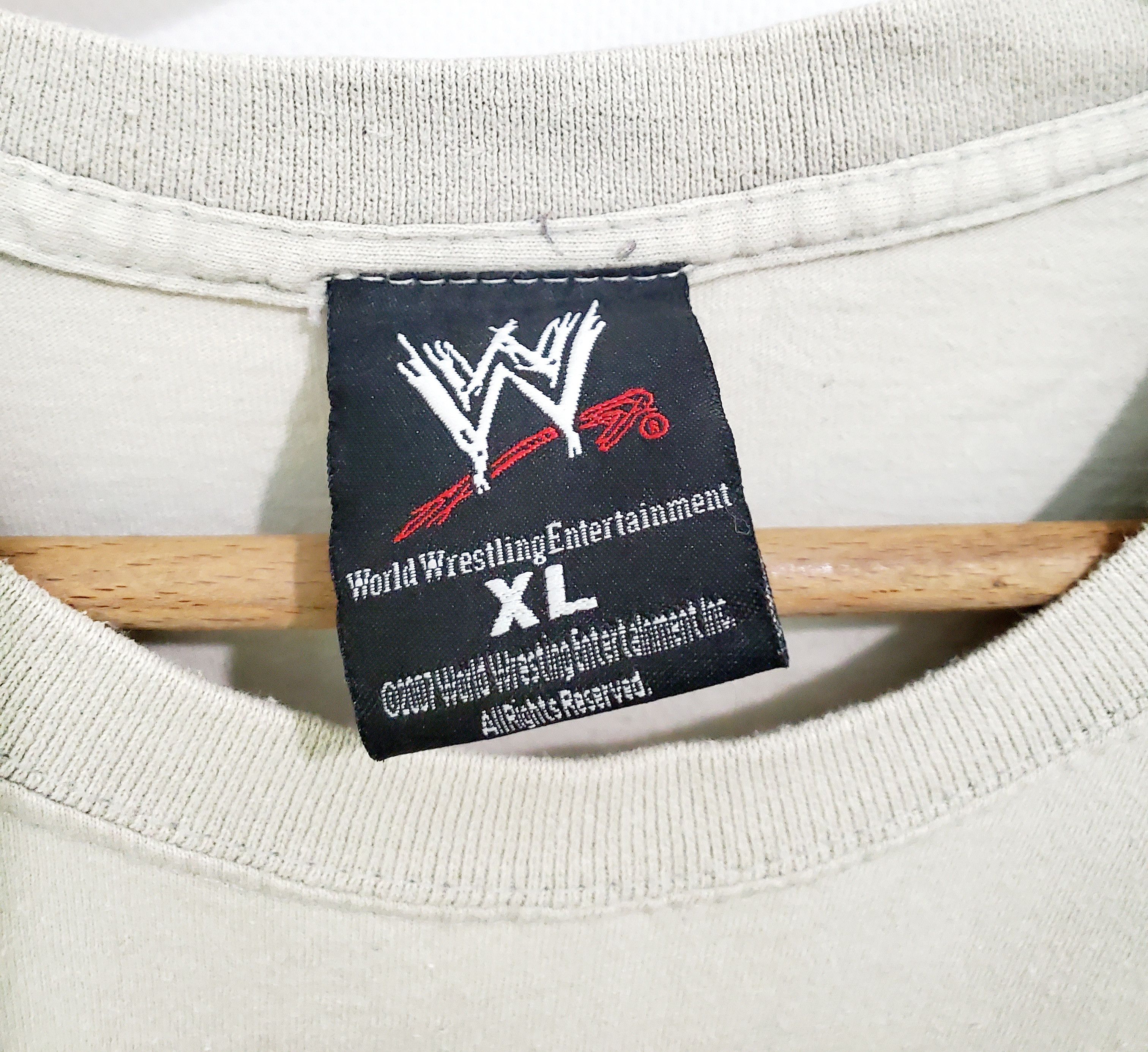 Vintage × WWE × WWF VINTAGE TRIPLE H GENIBUS NITITO CANIS CREAM CROWNED SKULLSXl Size US XL / EU 56 / 4 - 4 Thumbnail