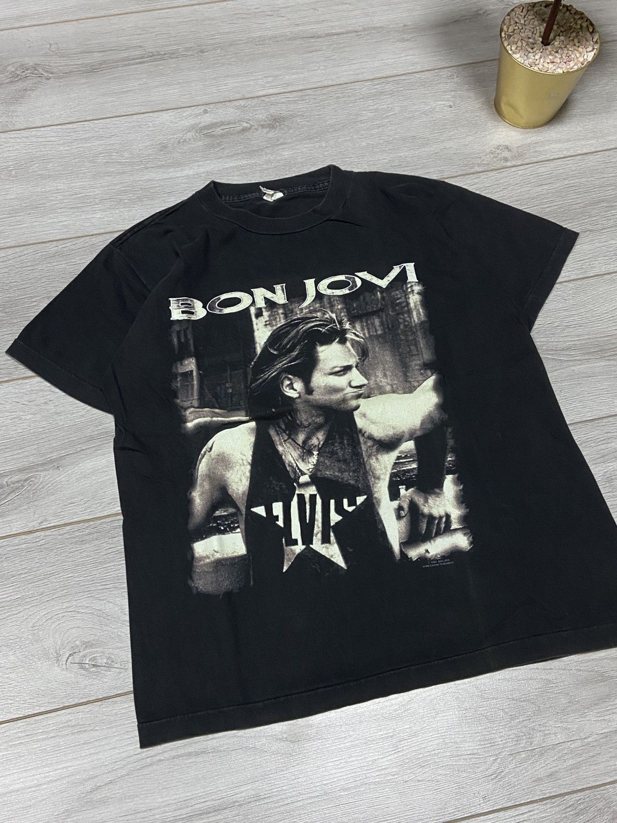 Bon Jovi Vintage 1993 Bon Jovi world tour T-Shirt Size US L / EU 52-54 / 3 - 3 Thumbnail