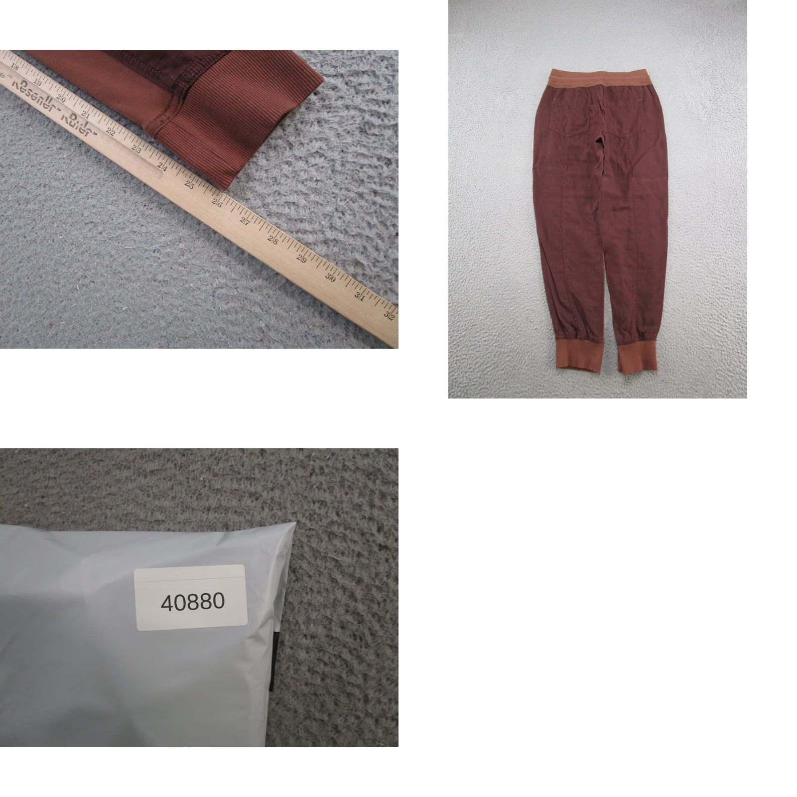 Anthropologie Anthropologie The Nomad Linen Blend Pants Joggers Womens XS Brown High Waist Casual Bohemian Size 26" / US 2 / IT 38 - 9 Thumbnail