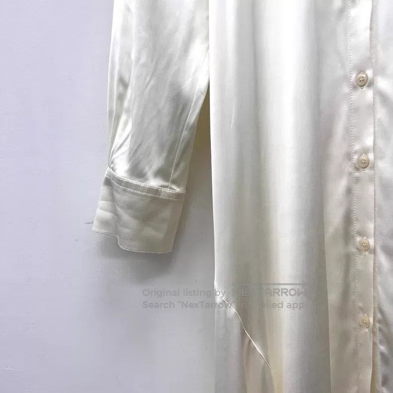 Acne Studios Acne Studios Beige Collar Single Button Long Sleeve Irregu Size XXS / US 00 / IT 34 - 4 Thumbnail