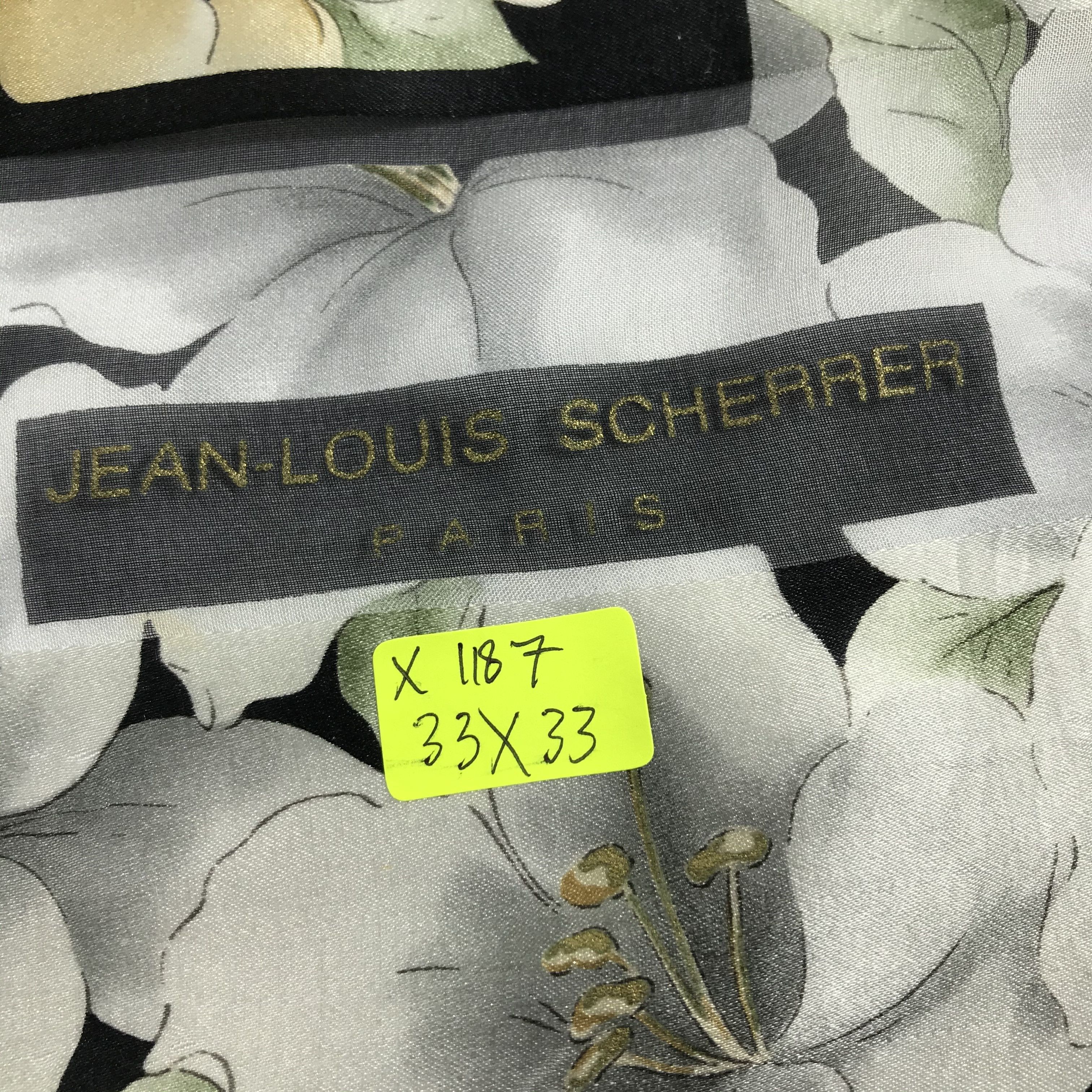 Jean-Louis Scherrer Vintage Jean Luois Scherrer Silk Scarf Size ONE SIZE - 6 Thumbnail