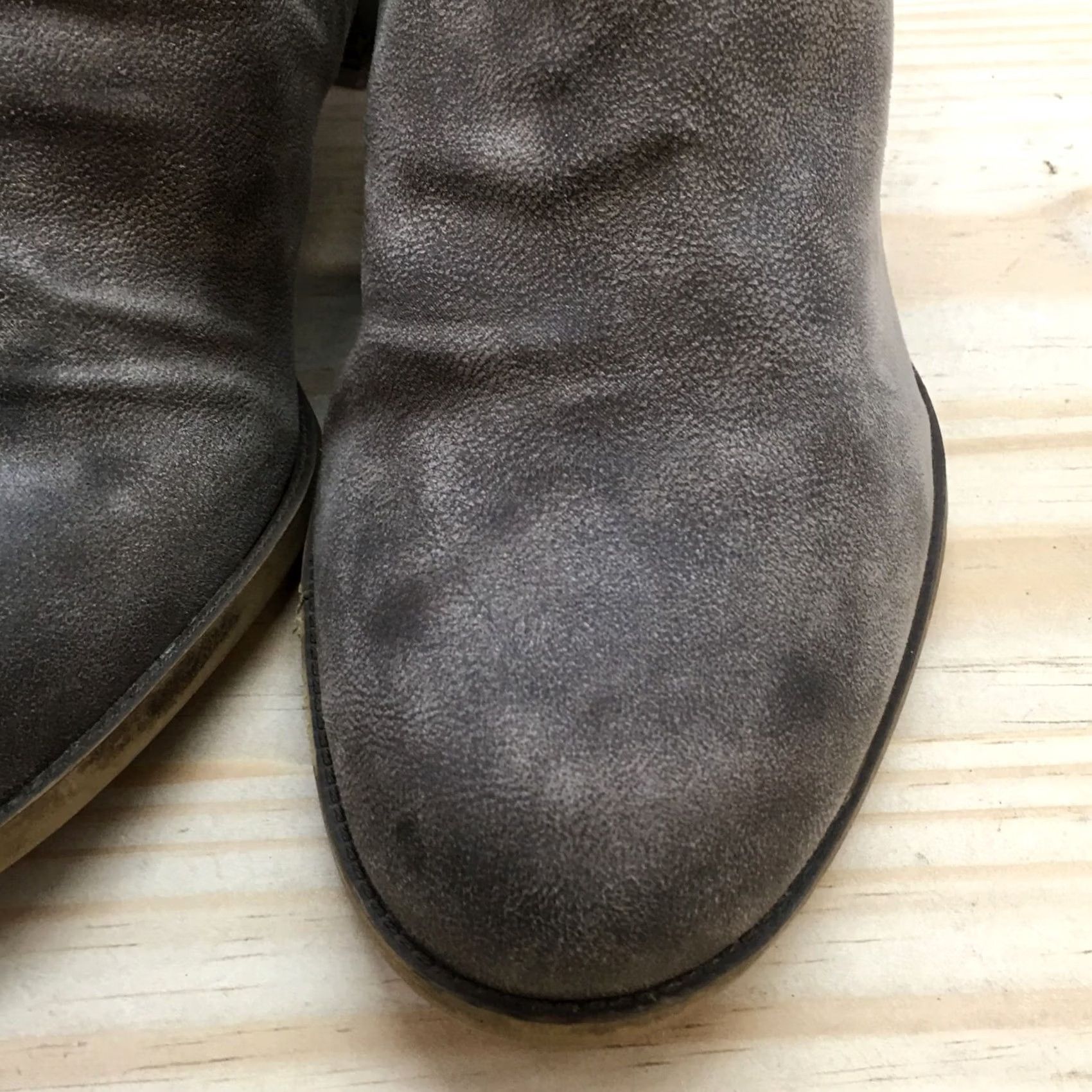 Vintage LifeStride Jacinda Boots Womens 8.5 M Brown Faux Suede Side Zip Bootie Heel 2 in Casual Oblique Style Boots Womens Brown LifeStride Jacinda Boots Size US 9 / IT 39 - 5 Thumbnail