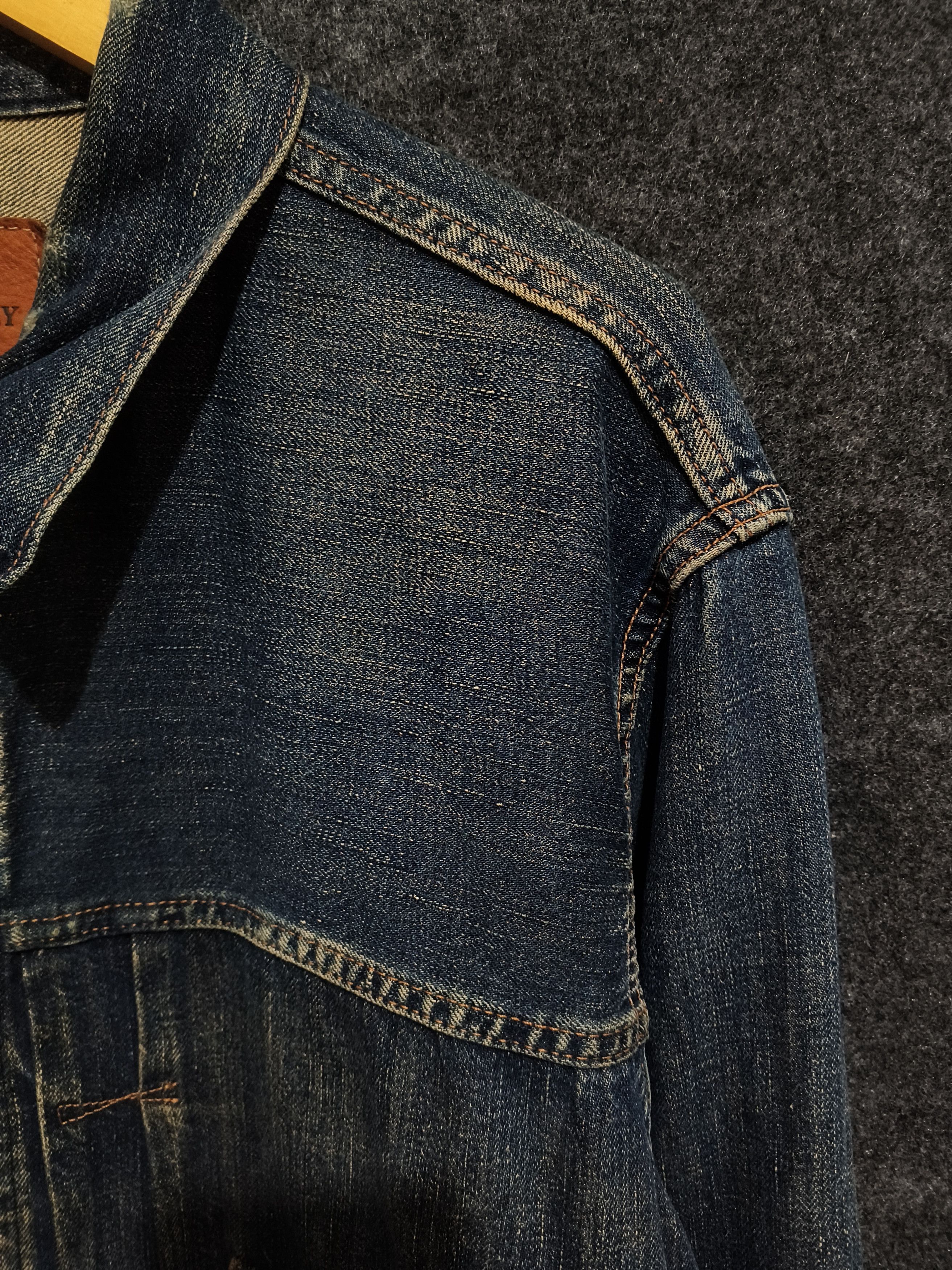 Denim & Supply Ralph Lauren 💥Denim&Supply Ralph Lauren Distressed Denim Trucker jacket Size US XL / EU 56 / 4 - 2 Thumbnail