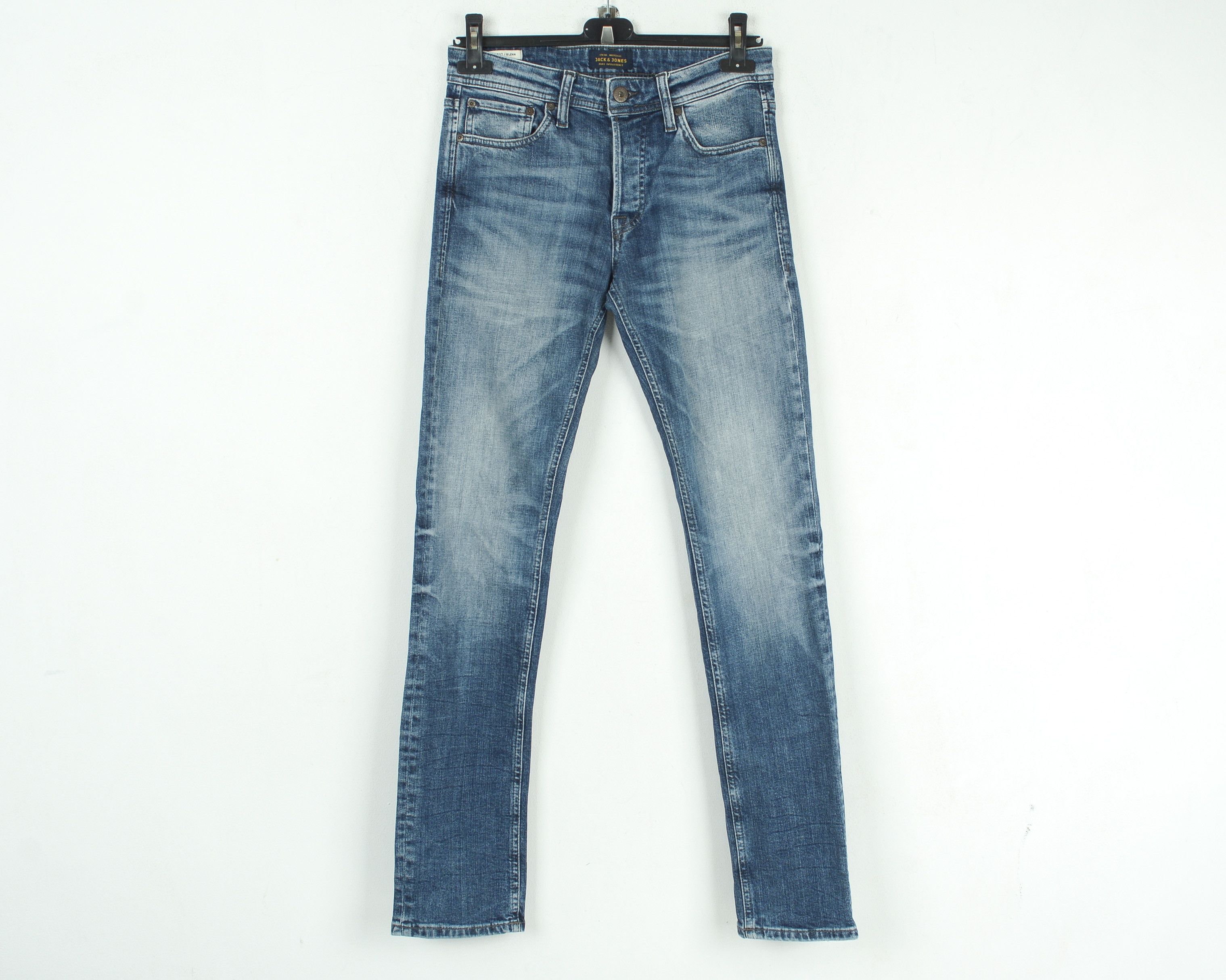 Jack & Jones Glenn Mens W29 L32 Slim Tapered Jeans Denim Pants Trousers Size US 29 - 1 Thumbnail