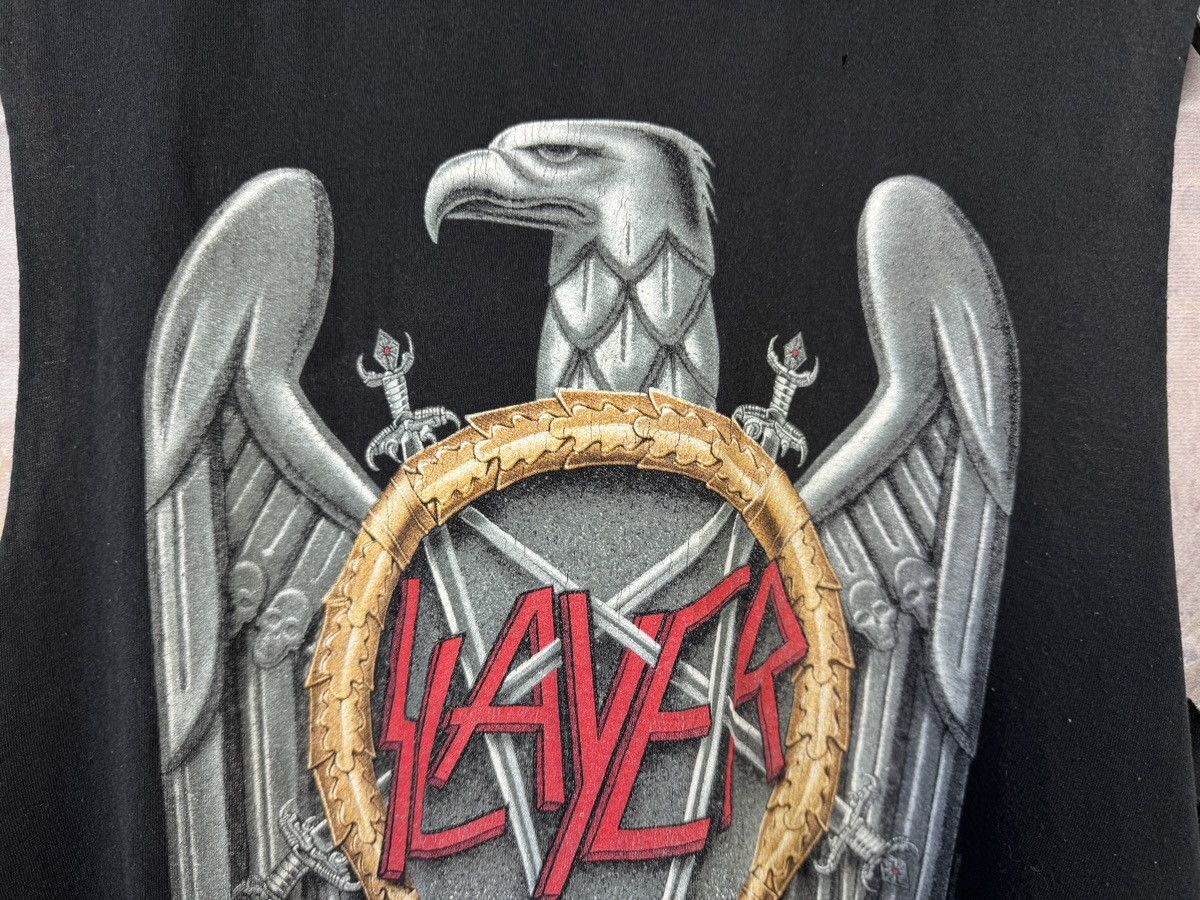 Band Tees Men’s Slayer Sleeveless T-Shirt Rock Band Size Large Size US L / EU 52-54 / 3 - 5 Thumbnail