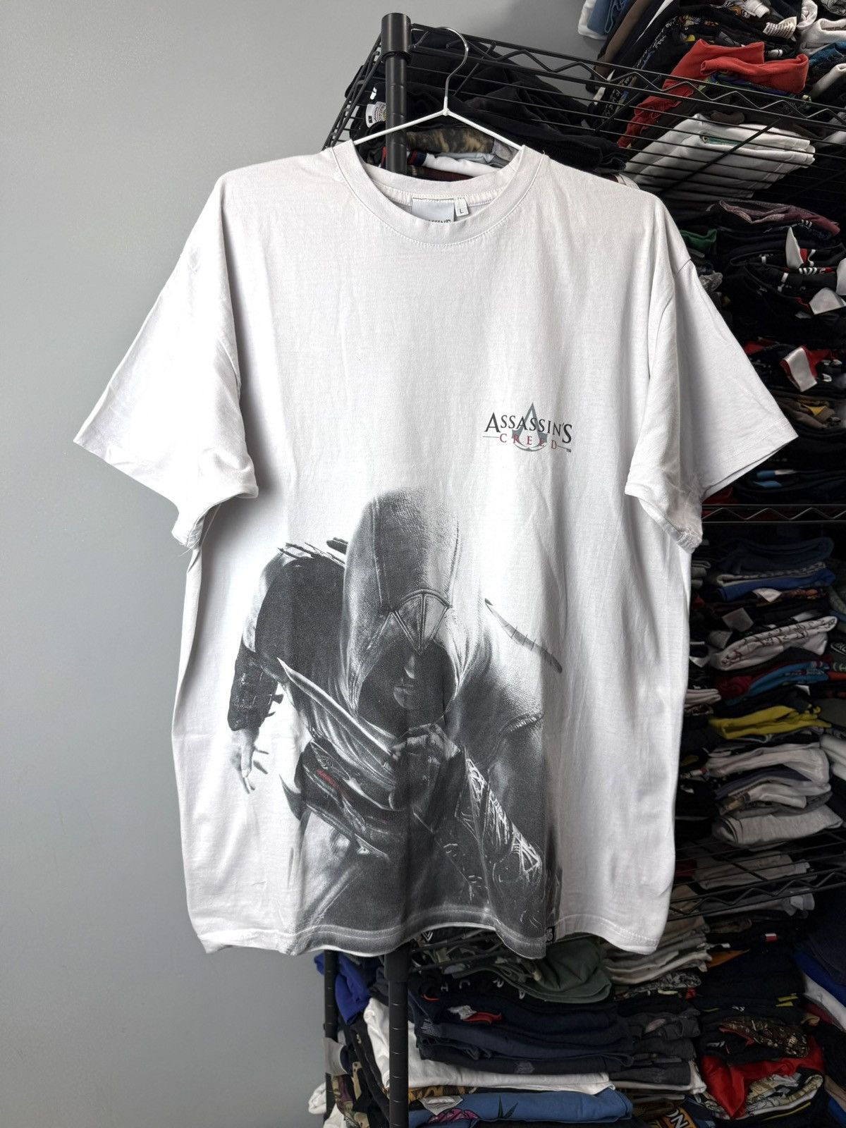 Vintage Assassins Creed Game Movie T Shirt Horror Stalker2
