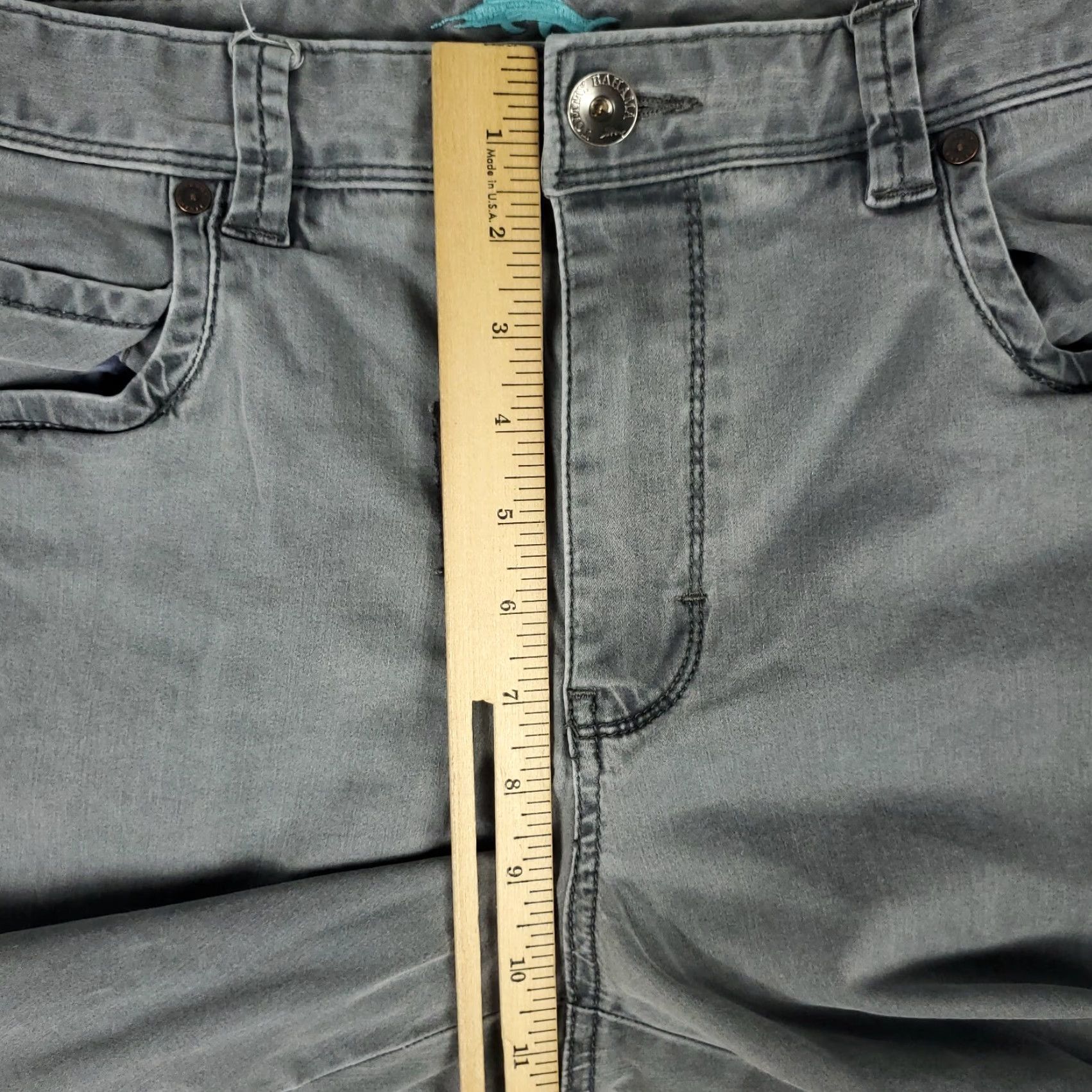 Tommy Bahama Tommy Bahama Pants Mens Size 36x29 Gray Stretch 5 Pocket Chino Trousers Size US 36 / EU 52 - 4 Thumbnail