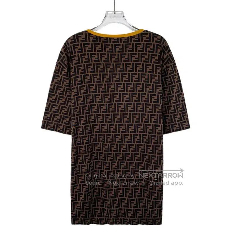 Fendi Fendi Brown Cotton Men's T-Shirt XXL . Size US XXL / EU 58 / 5 - 2 Thumbnail