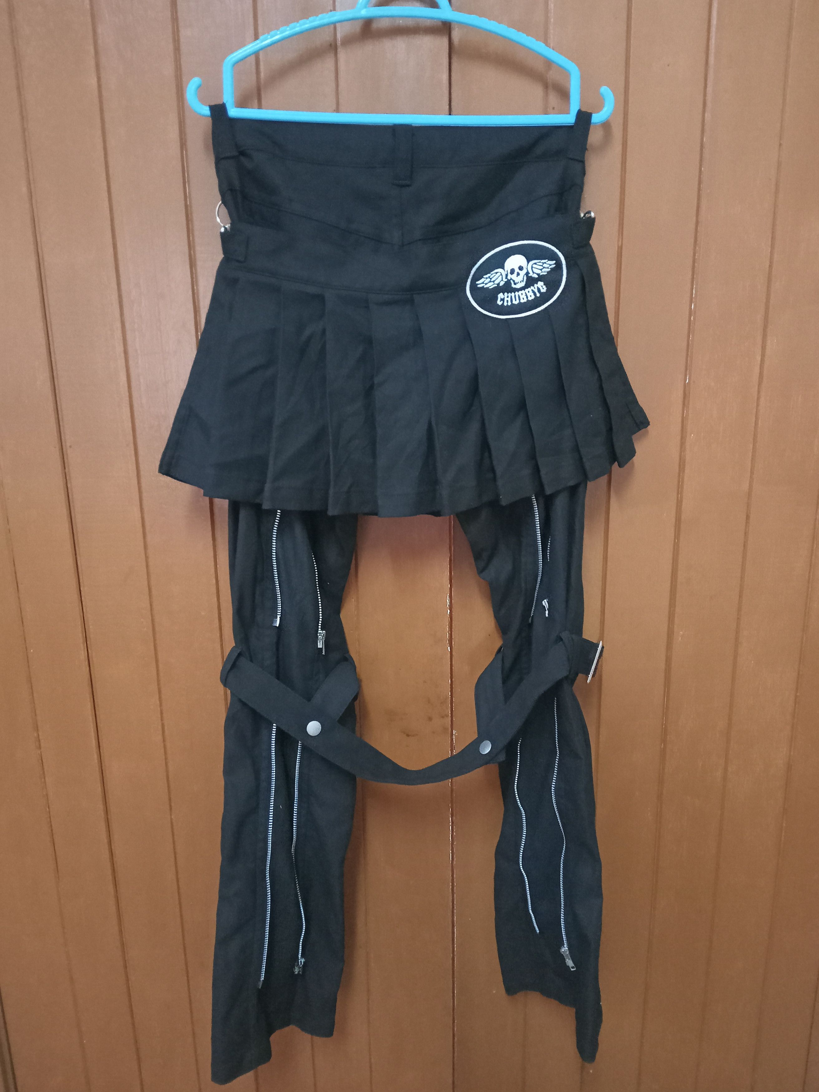Japanese Brand CG Chubbygang Chubby Gang Bondage Punk Rare Pants Size 29" - 16 Thumbnail