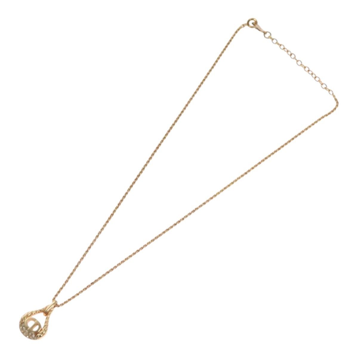 Dior Christian Dior CD Pendant Necklace Metal Size ONE SIZE - 1 Thumbnail