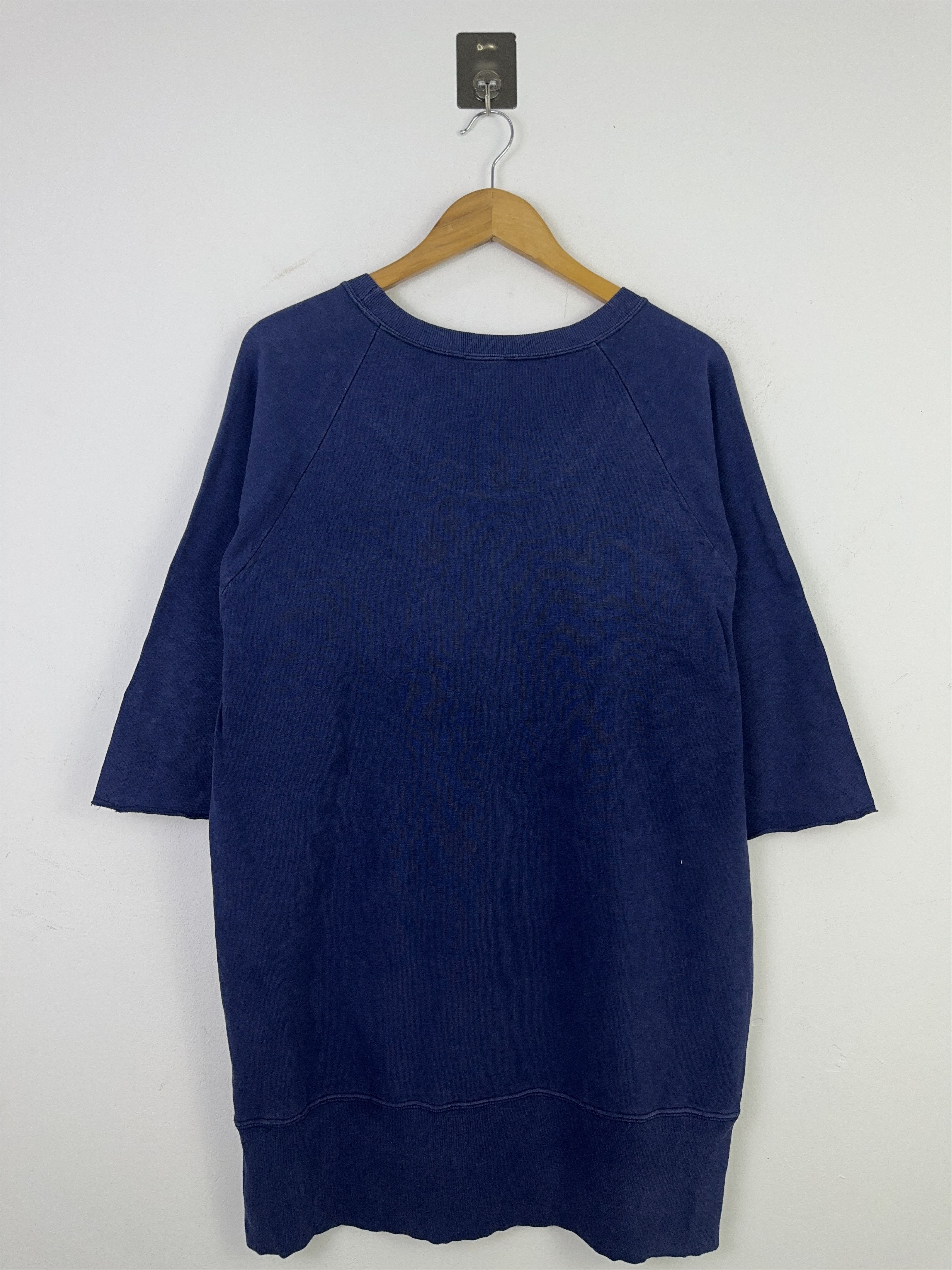 Champion Vintage Champion USNA Navy Short Sleeve Sweatshirt BP009 Size US L / EU 52-54 / 3 - 3 Thumbnail