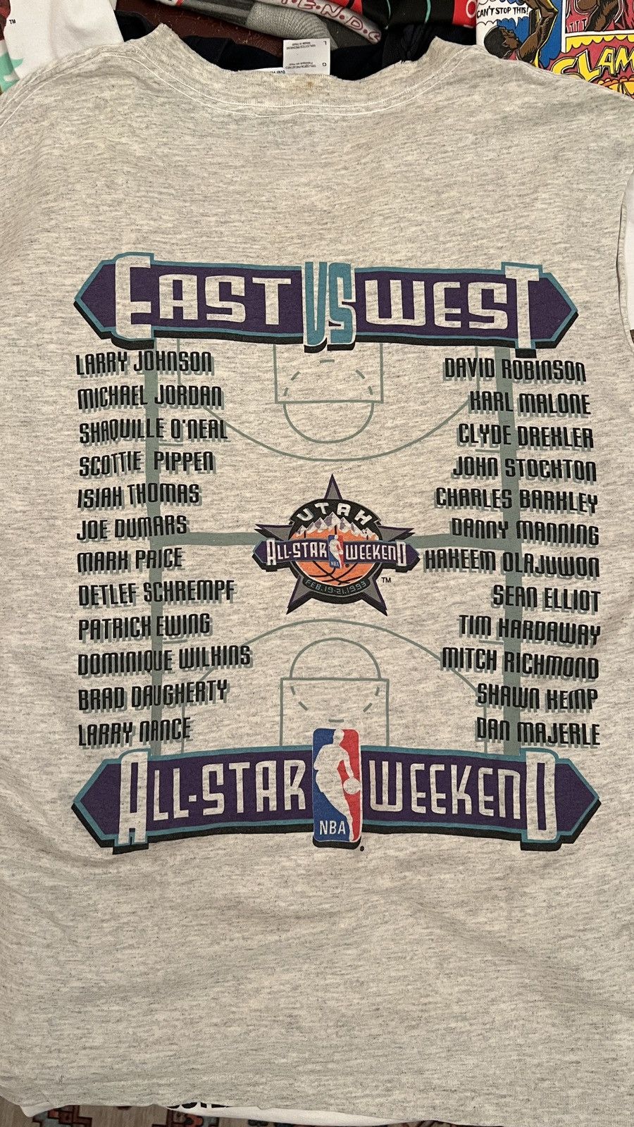 NBA × Vintage Vintage 1993 NBA All Star Utah Salem Sportswear Sleeveless Size US M / EU 48-50 / 2 - 5 Thumbnail