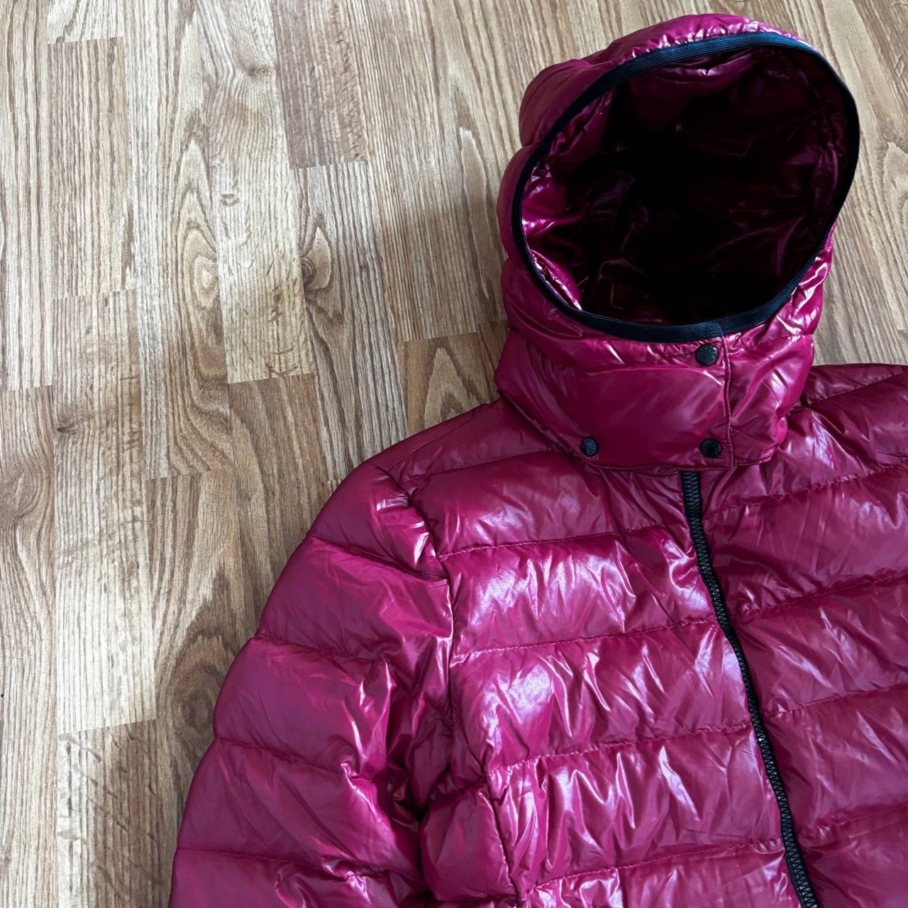 Moncler Moncler Down Jacket Puffer Pink/Red Women size 2 Size S / US 4 / IT 40 - 3 Thumbnail