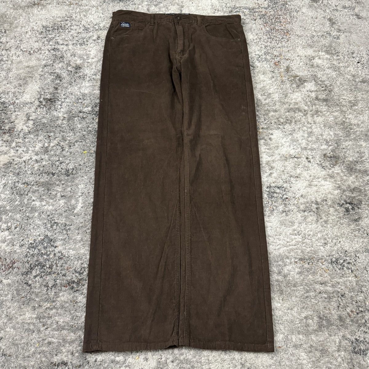 JNCO × Vintage Crazy Vintage y2k akademics baggy brown corduroy pants Size US 36 / EU 52 - 5 Thumbnail