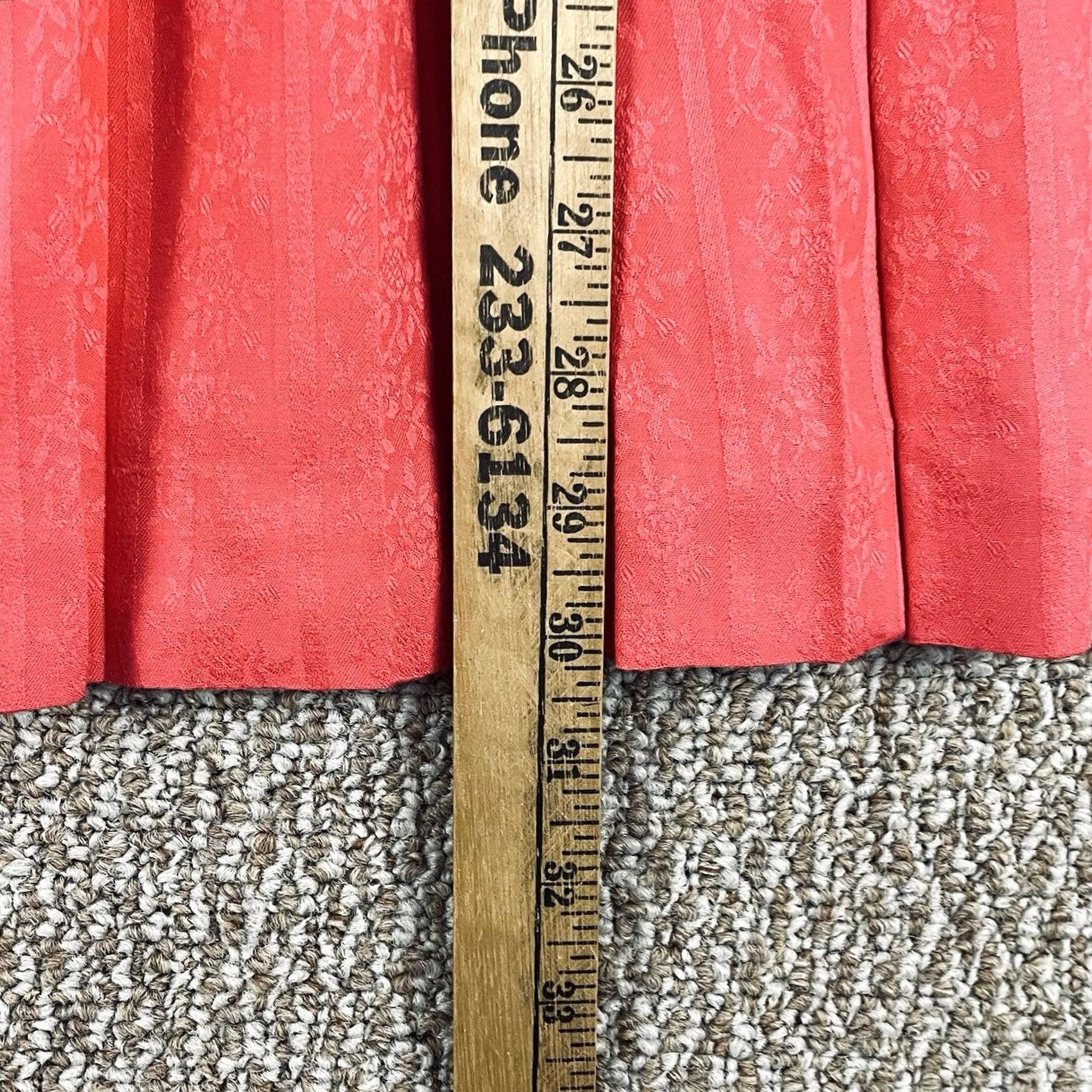Vintage VINTAGE Susan Bristol Skirt PM Midi Pleated Chic Flowy Modest USA 90s Twee T624 Womens Size 32" / US 10 / IT 46 - 5 Thumbnail