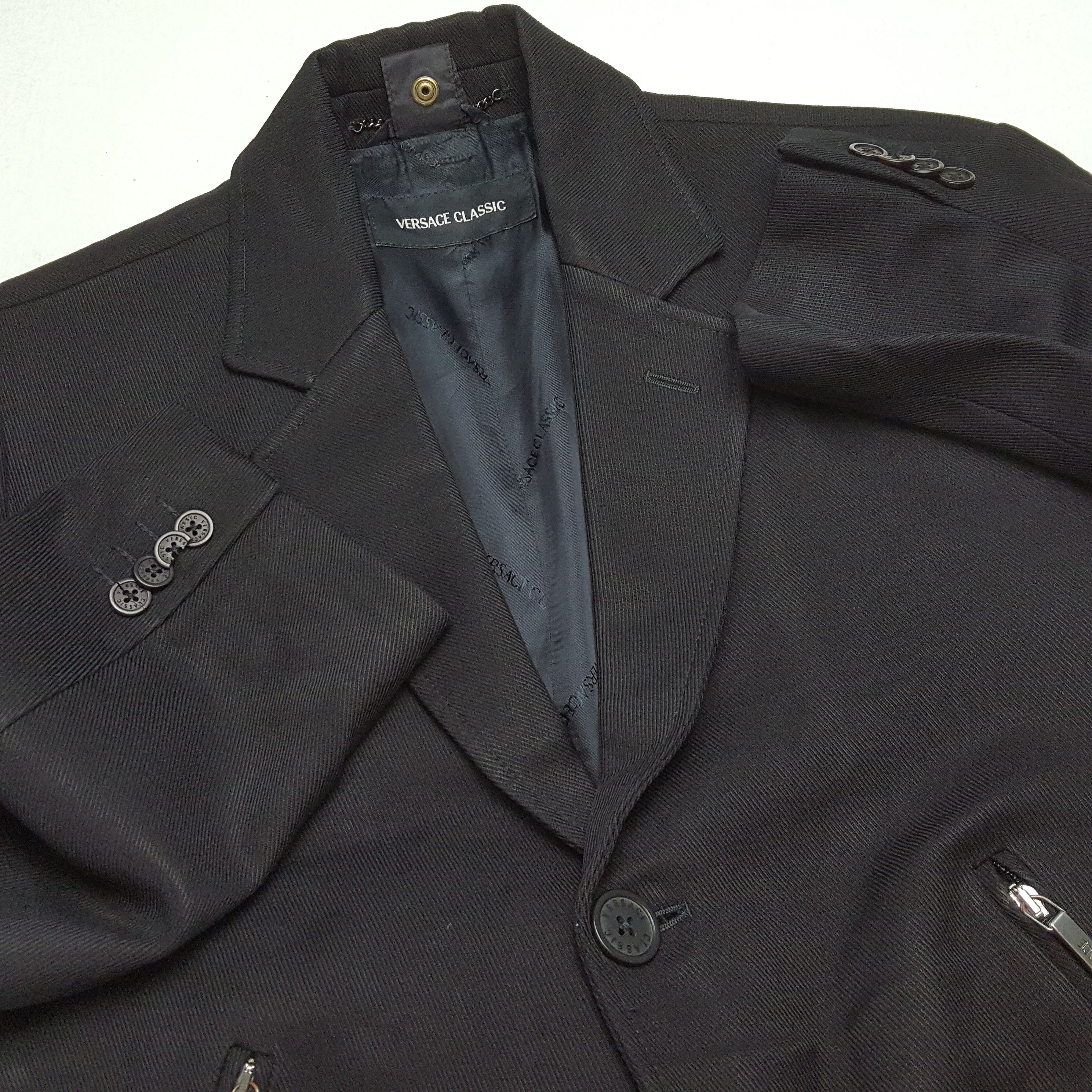 Versace × Vintage Vintage VERSACE CLASSIC Italian Fashion Brand Blazer Size 36R - 10 Thumbnail