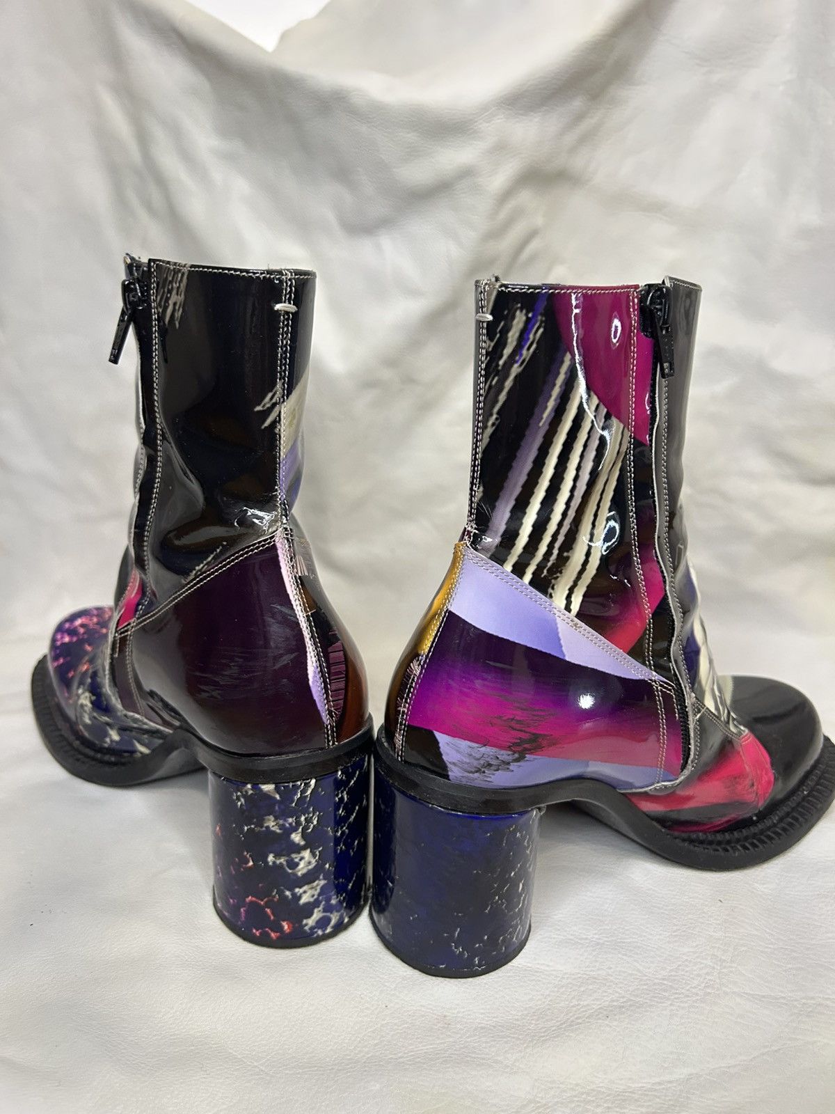Maison Margiela Maison Margiela Flamingo Printed Ankle Boots Size US 6.5 / IT 36.5 - 2 Thumbnail