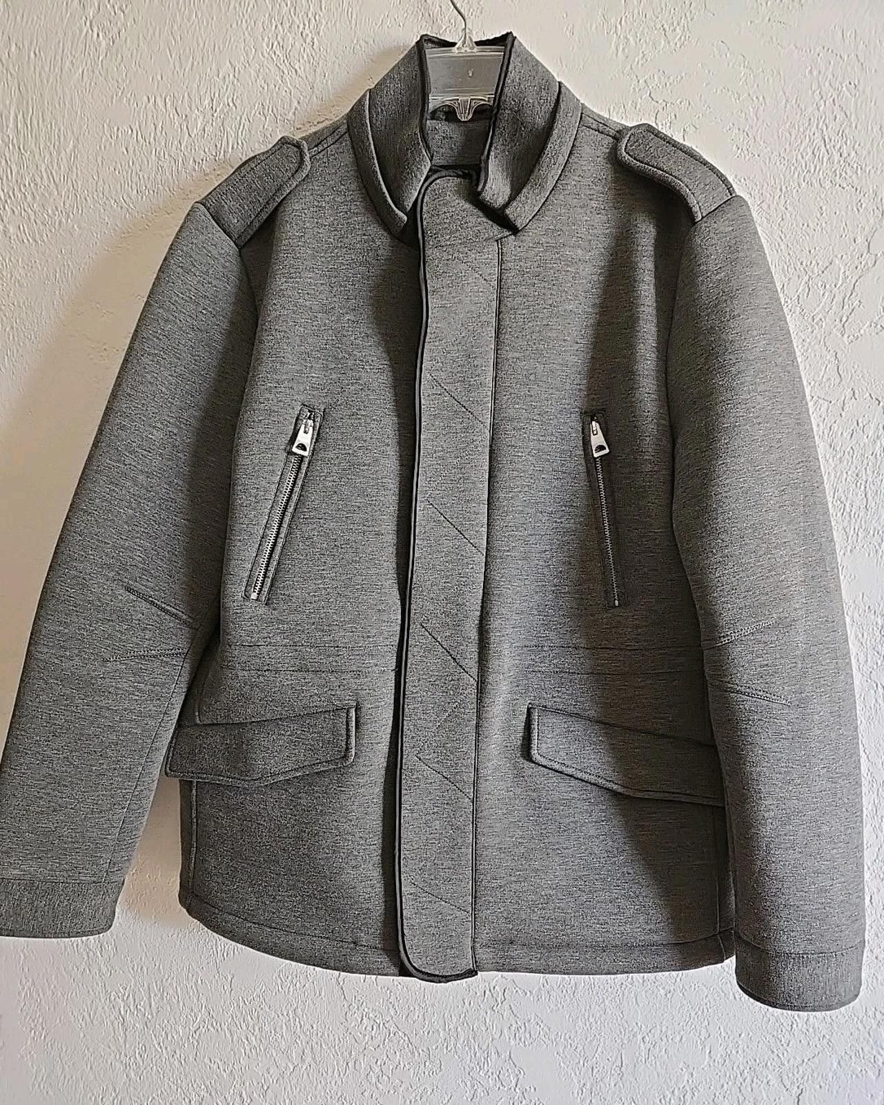 Guess Guess Uomo Mens Military Style Jacket Gray Zip Up $295 Size US L / EU 52-54 / 3 - 1 Thumbnail