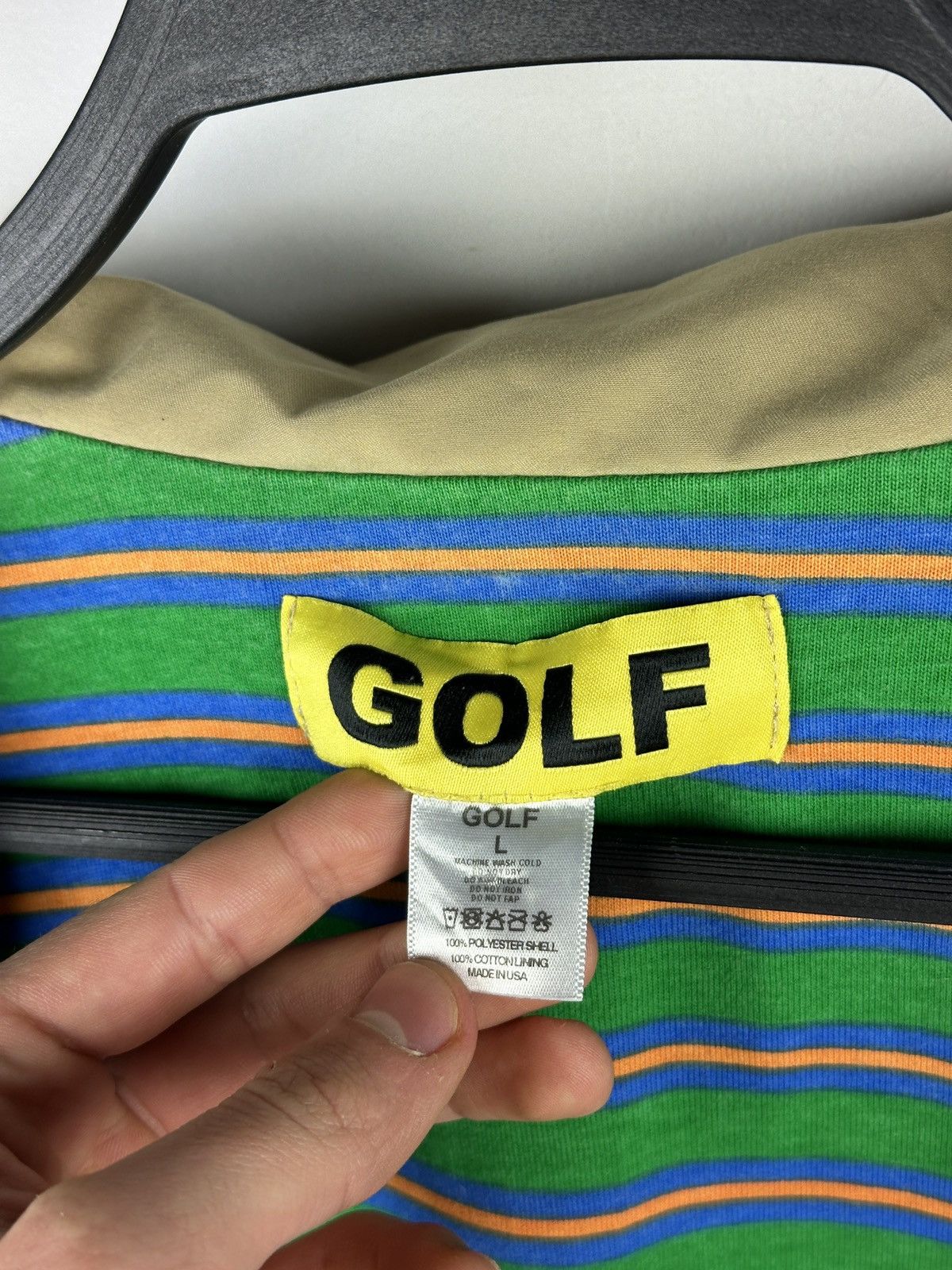 Golf Wang × Tyler The Creator 🌈Golf Wang F/W 2015 Rainbow Coach Jacket Size US L / EU 52-54 / 3 - 10 Thumbnail