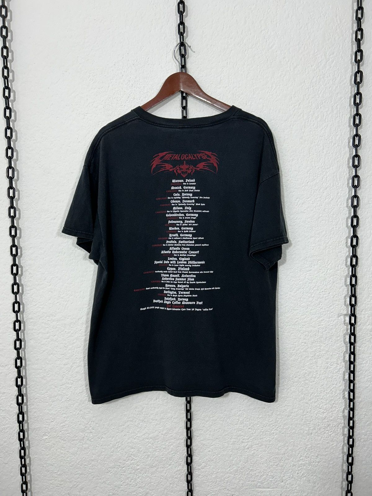 Band Tees × Cartoon Network Metalocalypse Dethklok 2009 Tee Size US XL / EU 56 / 4 - 2 Thumbnail