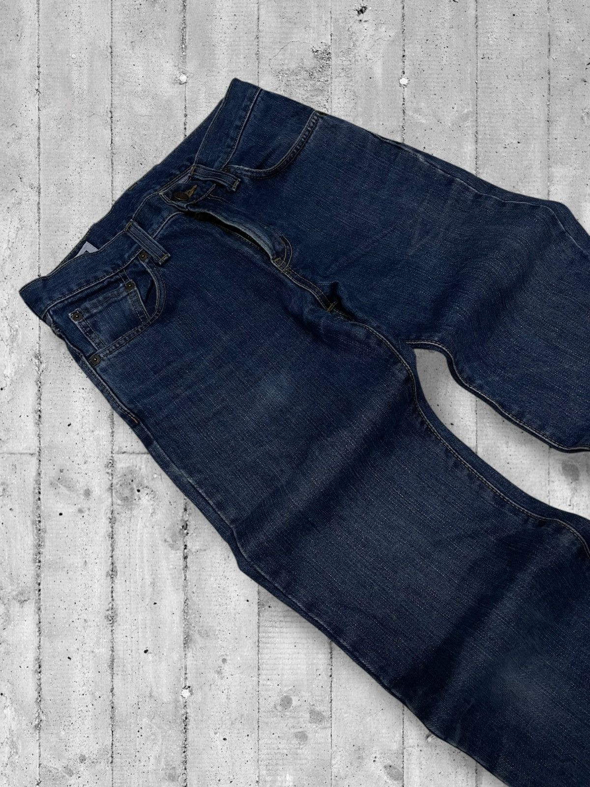 Designer × Edwin × Vintage Vintage 1990s Japan Designer Edwin 403 Distressed Denim Size US 29 - 7 Thumbnail