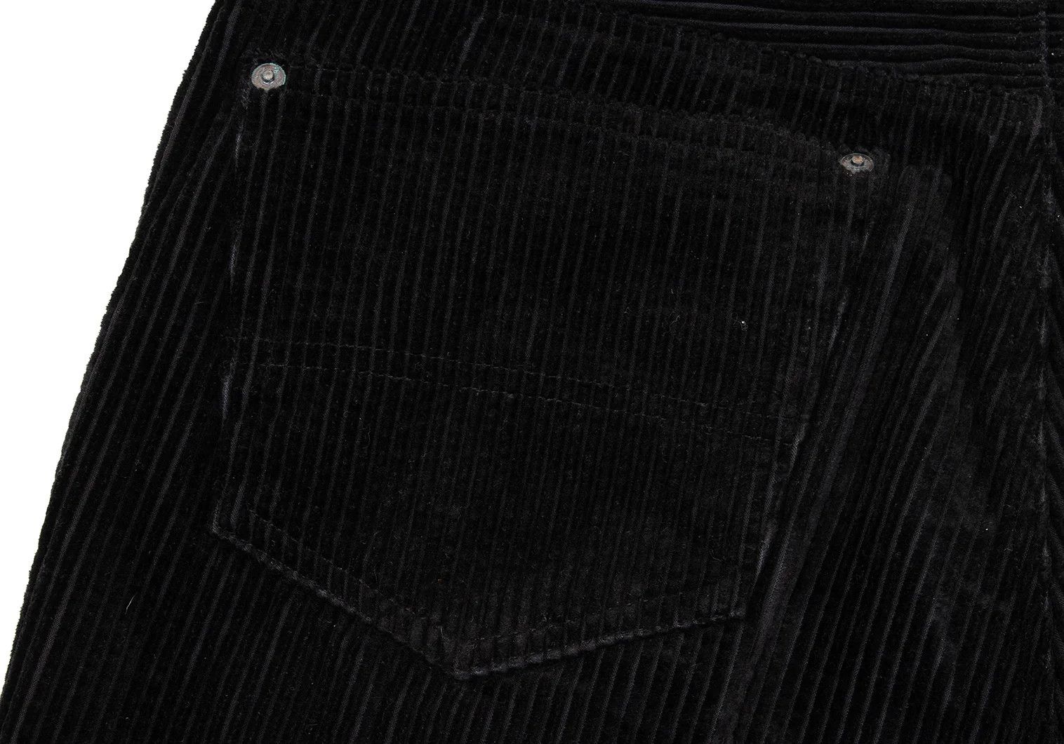 Issey Miyake Corduroy Straight Pants in Black, Size XL Size US 38 / EU 54 - 13 Thumbnail