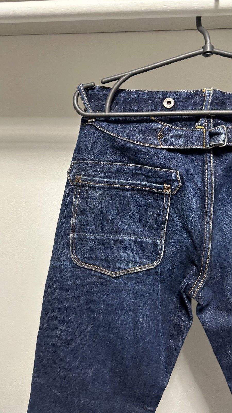 Other Red Tornado Blacksmith Buckle Back Jeans 16.5oz Raw Selvedge Size US 30 / EU 46 - 8 Thumbnail