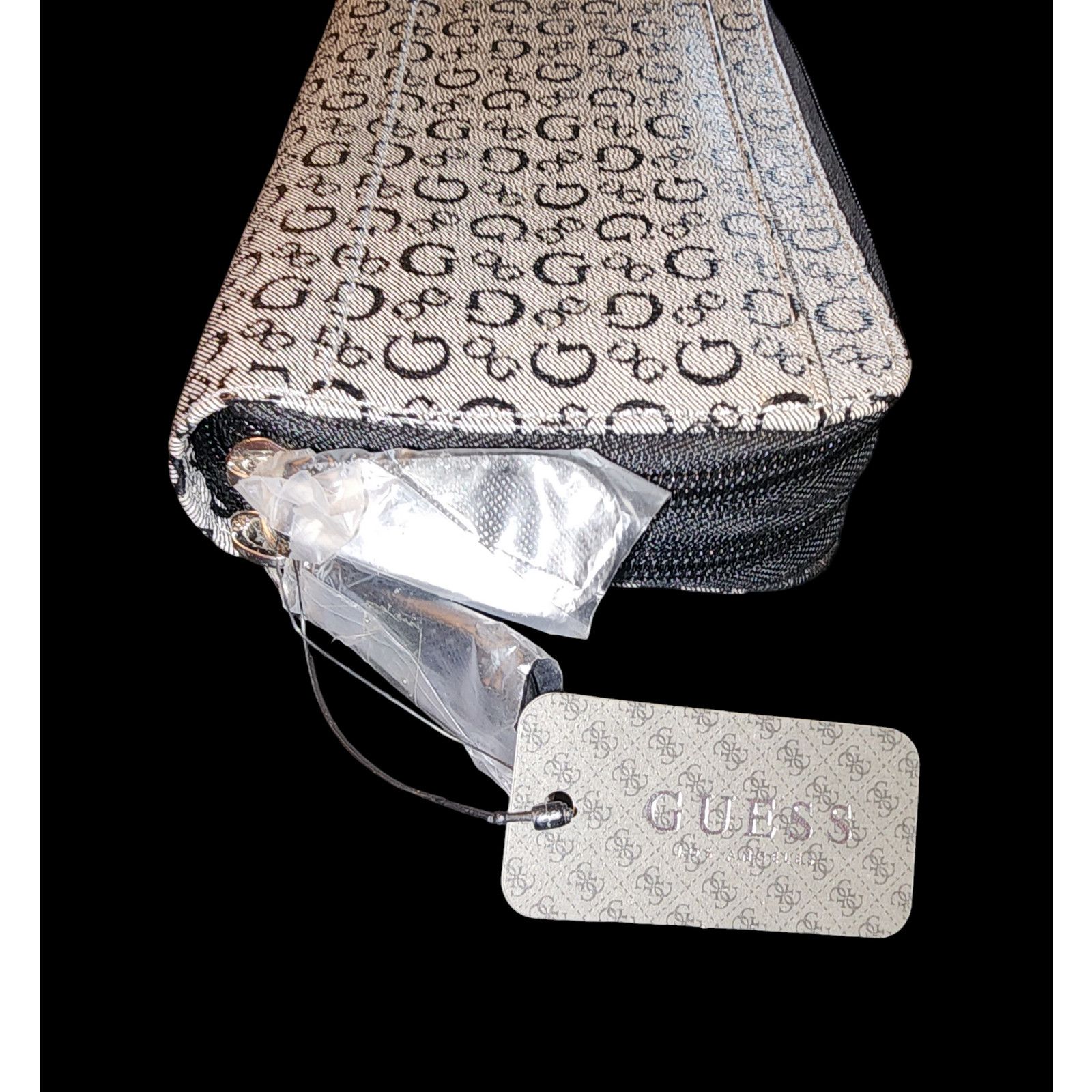 Guess Guess Gleeson black, gray faux-leather Satchel and wallet Size ONE SIZE - 12 Thumbnail