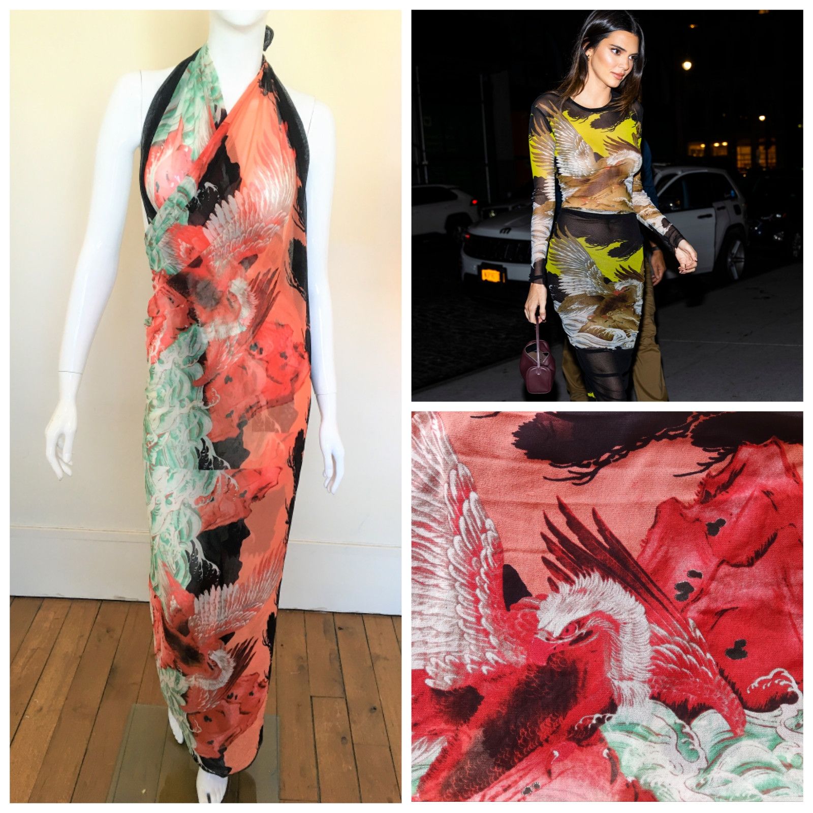 Jean Paul Gaultier Jean Paul Gaultier Backless FW 1995 Mesh Medium Maxi Dress Size M / US 6-8 / IT 42-44 - 1 Thumbnail