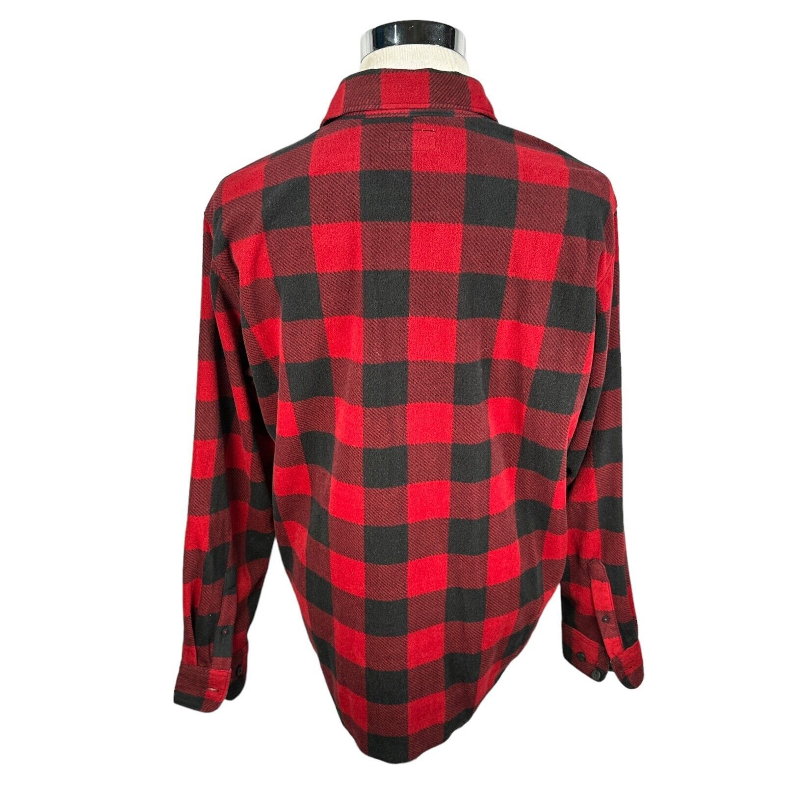 Wrangler Wrangler Fleece Flannel Shirt Men Large Red Black Check Size US L / EU 52-54 / 3 - 4 Thumbnail