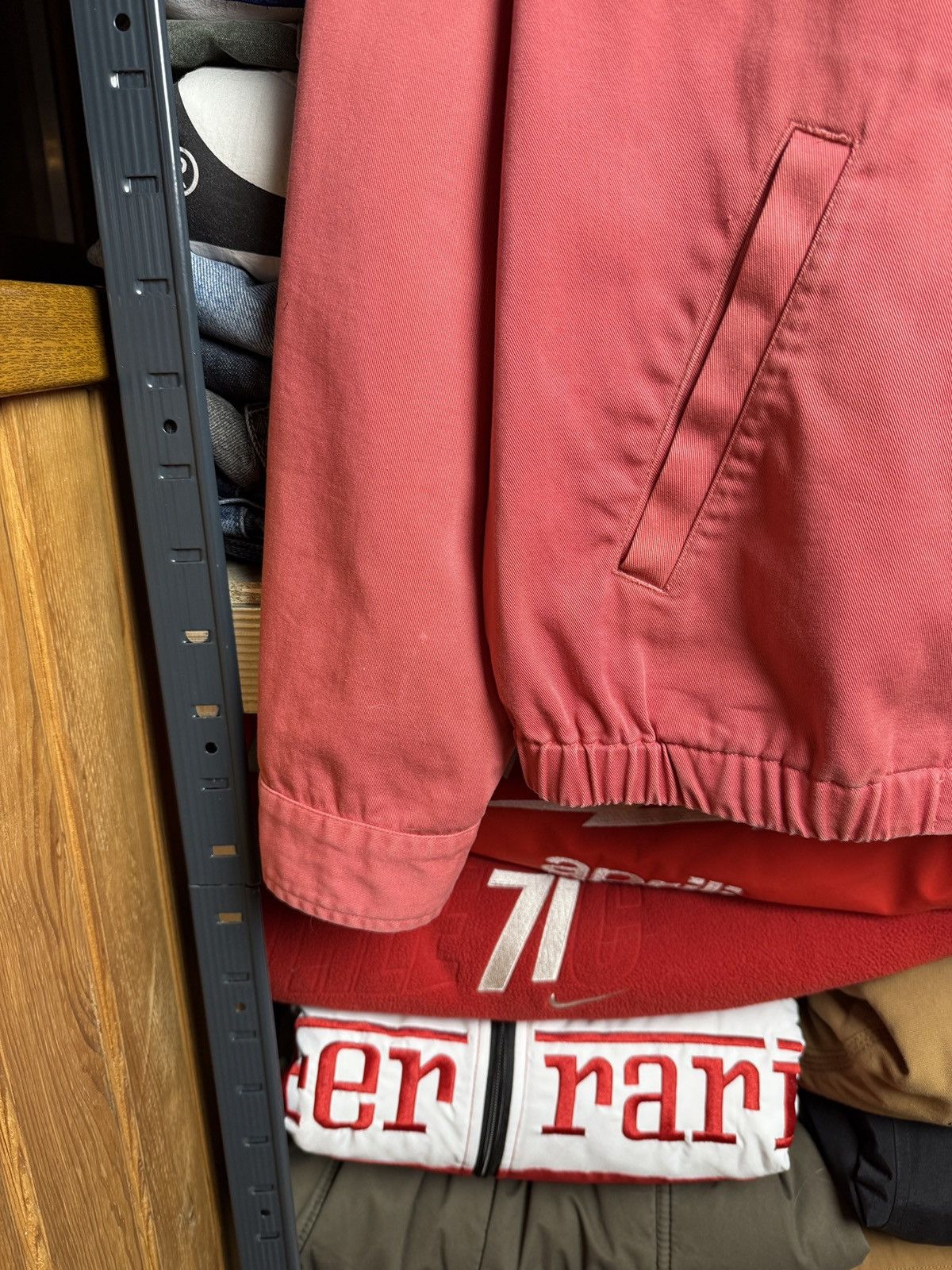 Polo Ralph Lauren × Vintage Vintage Polo Ralph Lauren Bomber Jacket Pink Size US L / EU 52-54 / 3 - 4 Thumbnail