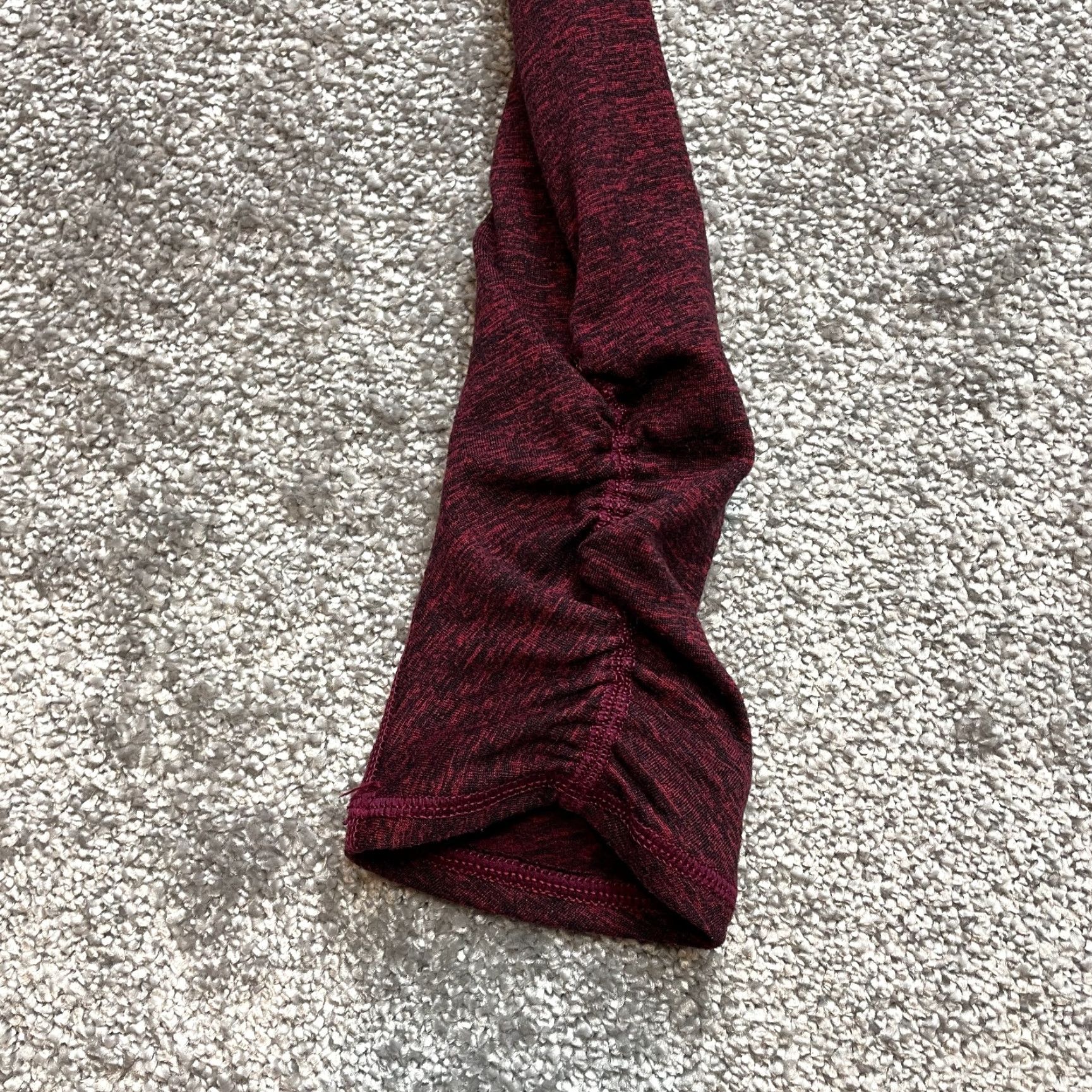 American Eagle Outfitters VINTAGE? No — American Eagle Outfitters Leggings Women S Red Solid Pull On 26x28 Inseam 28 Stretch Athletic Regular Size 28" / US 6 / IT 42 - 3 Thumbnail