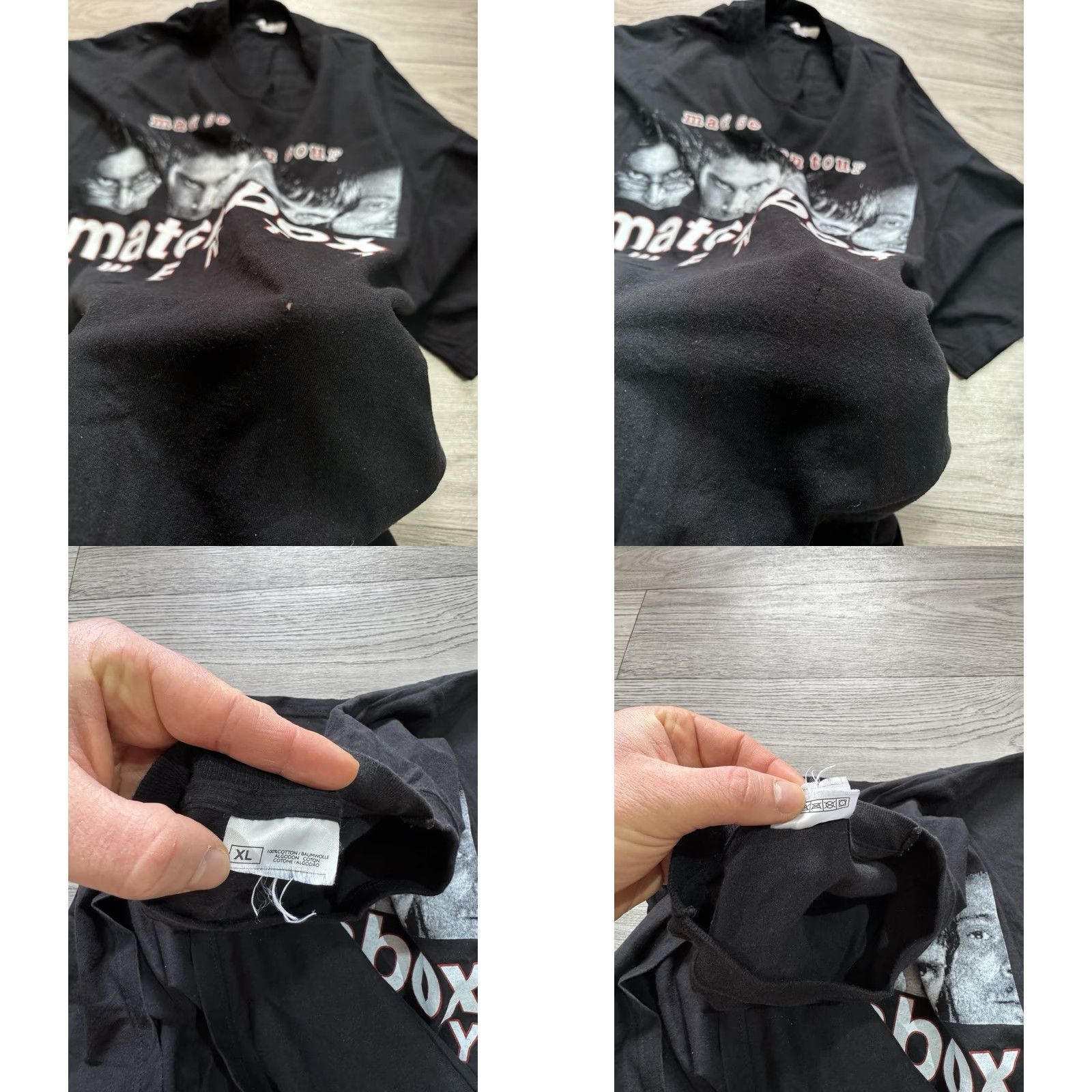 Vintage Matchbox Twenty Tour Mad Season 2001 Rock Concert T-shirt XL Black Mens T-Shirt Band Music Rock 2000s Size US XL / EU 56 / 4 - 8 Thumbnail