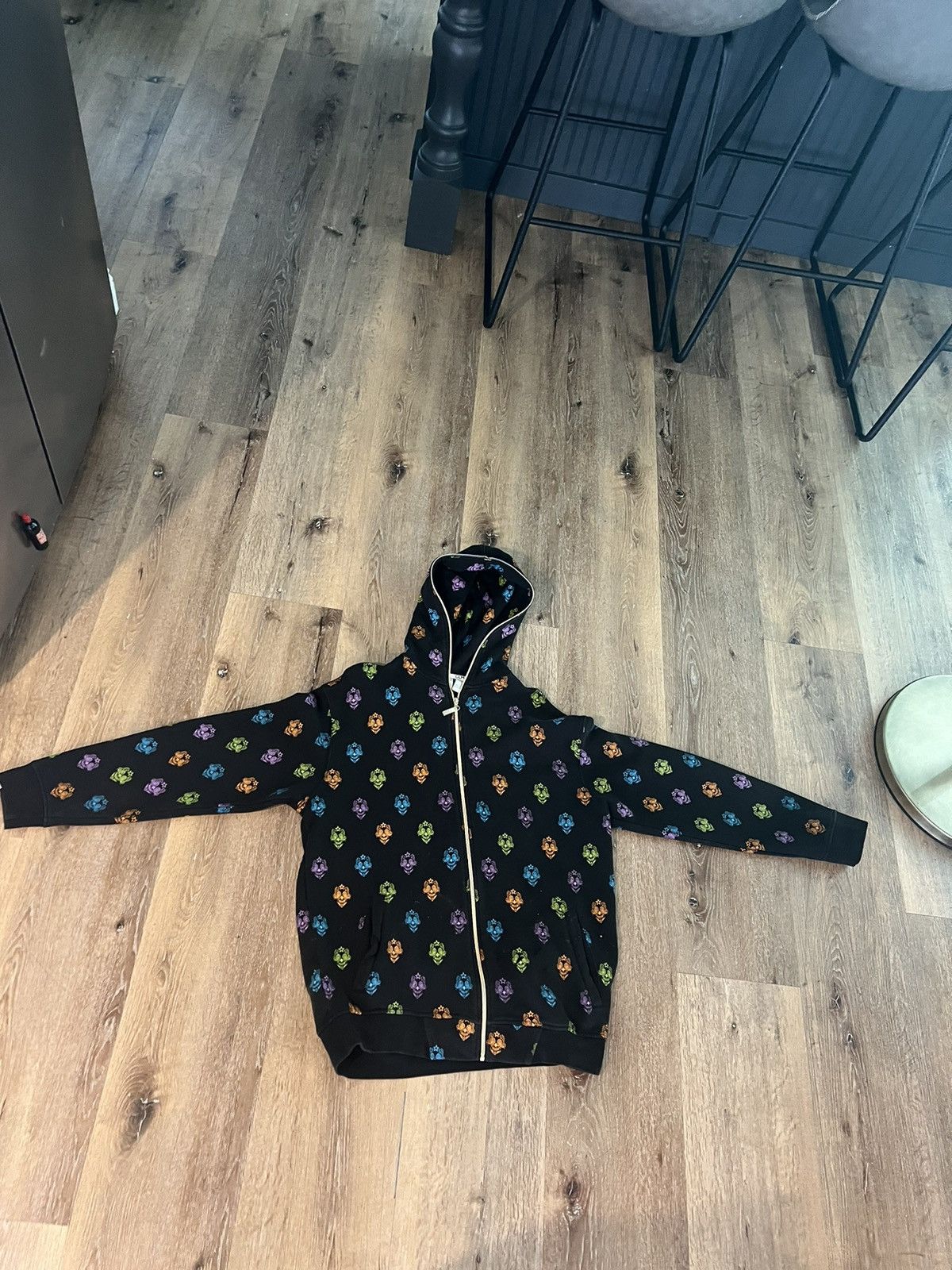 Japanese Brand Skull full zip up hoodie Size US L / EU 52-54 / 3 - 1 Thumbnail
